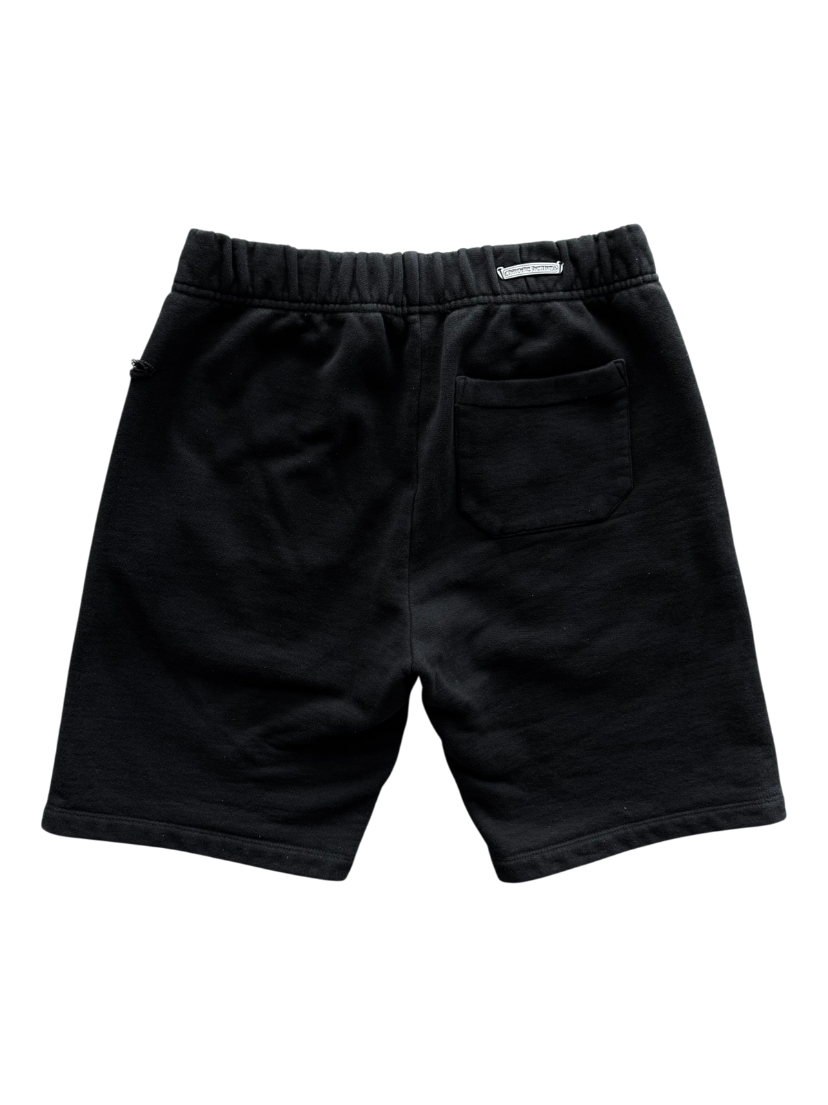 Triple Cross Embroidered Shorts Black & White
