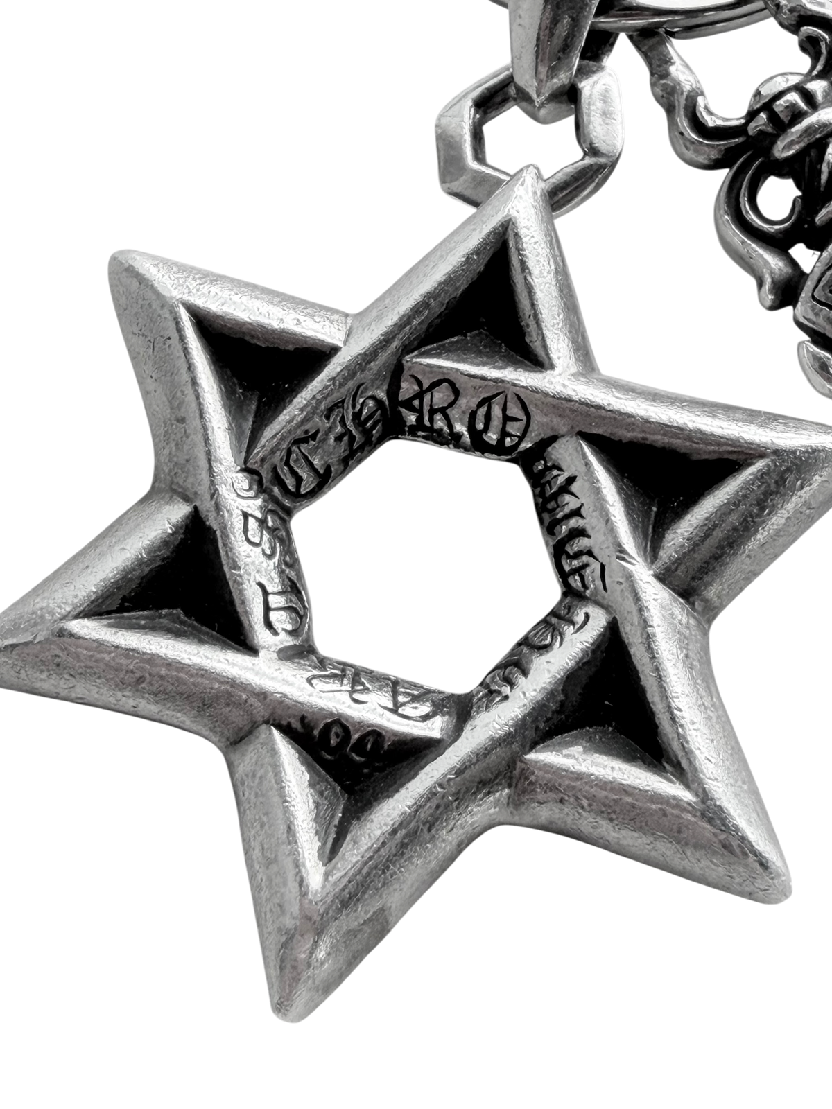 Star of David and Dagger Keychain