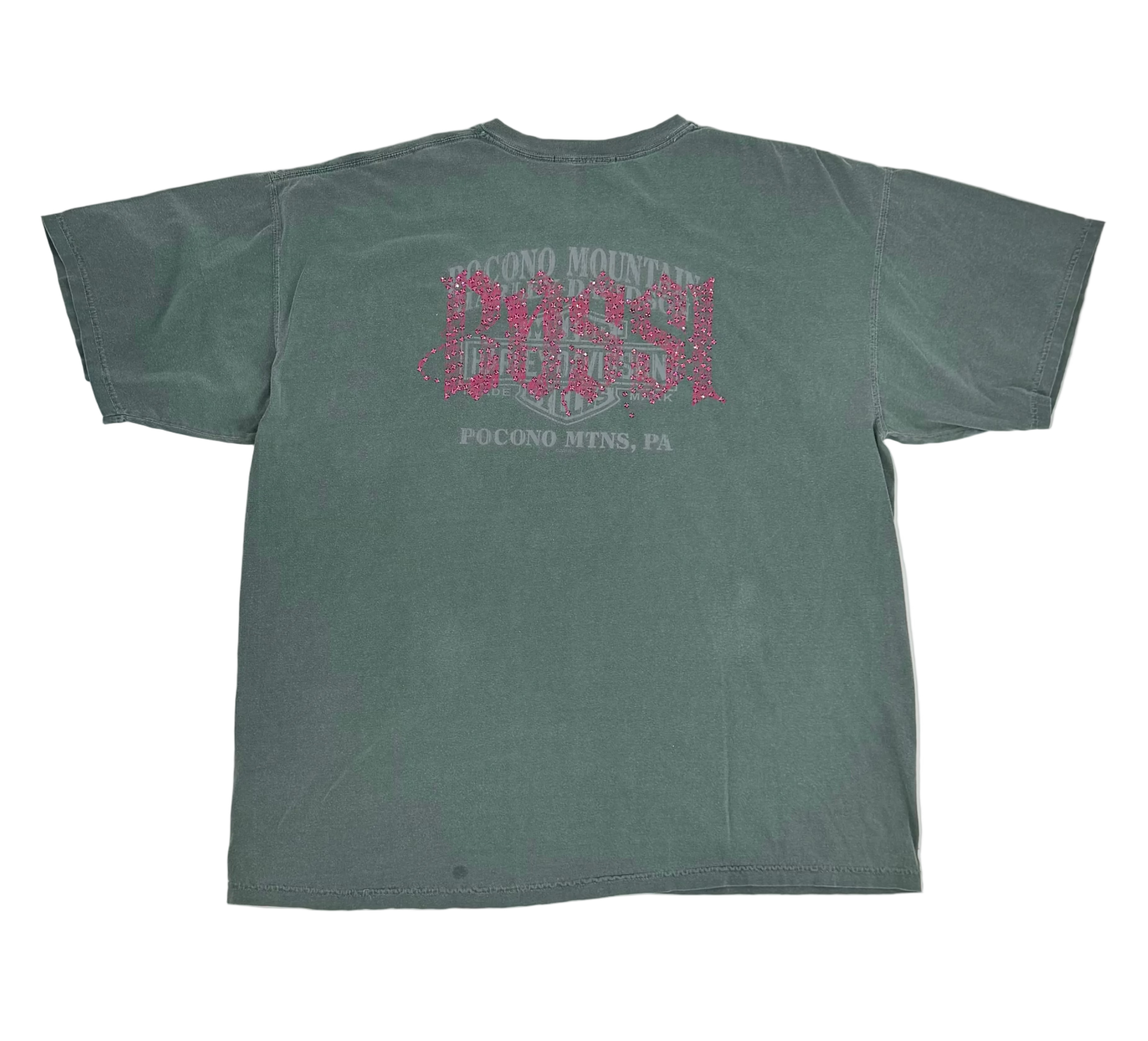 Vintage Harley Davison Rhinestone Tee