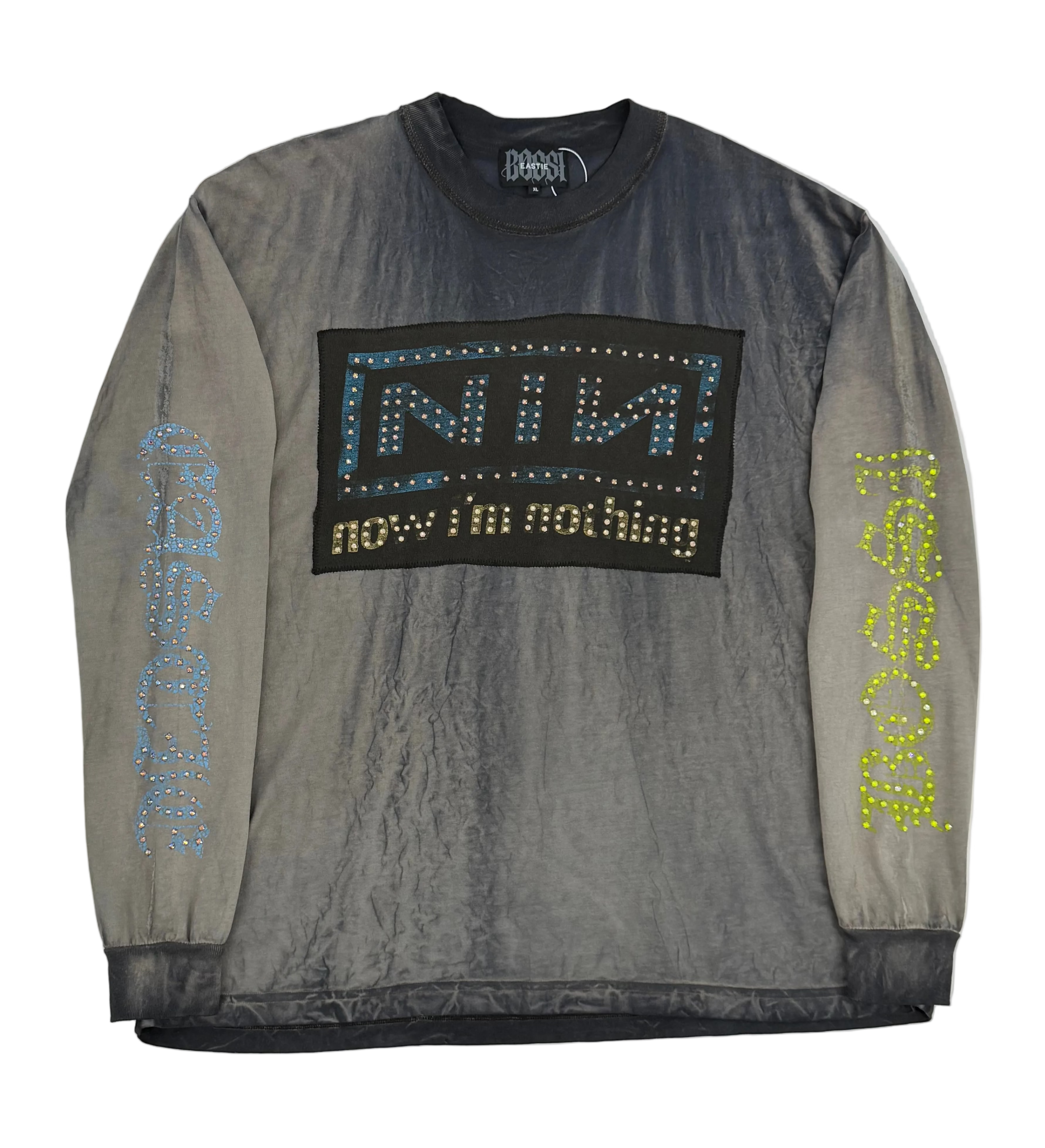 Bossi x Eastie Vintage Nine Inch Nails Rhinestone Tee