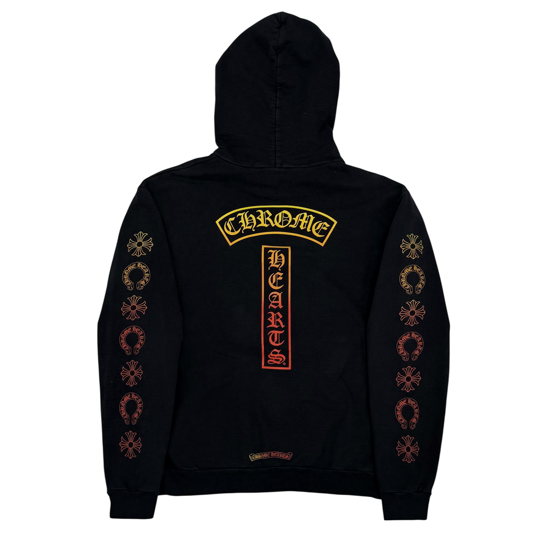 Yellow Orange Gradient T Bar Hoodie