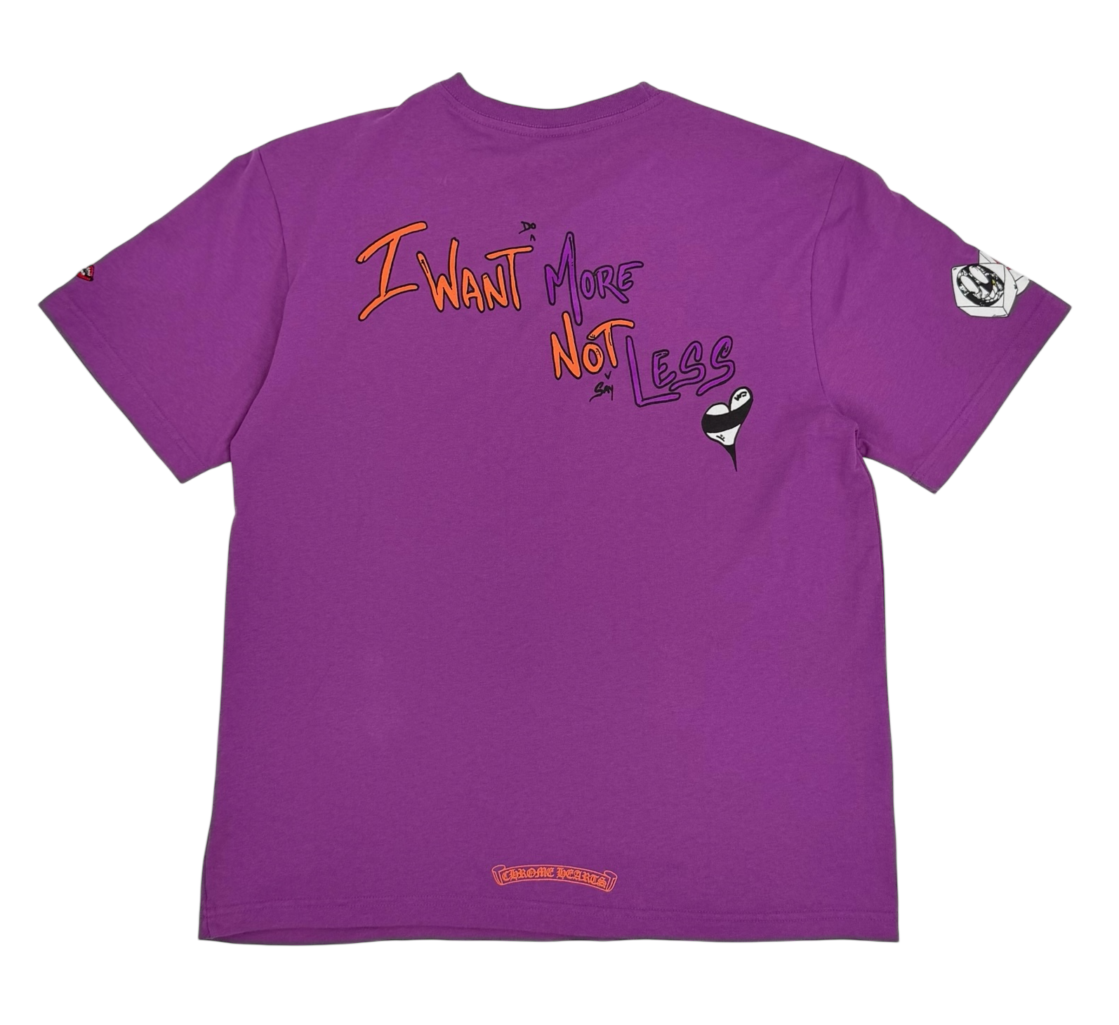 I Want More Not Less Purple Tee