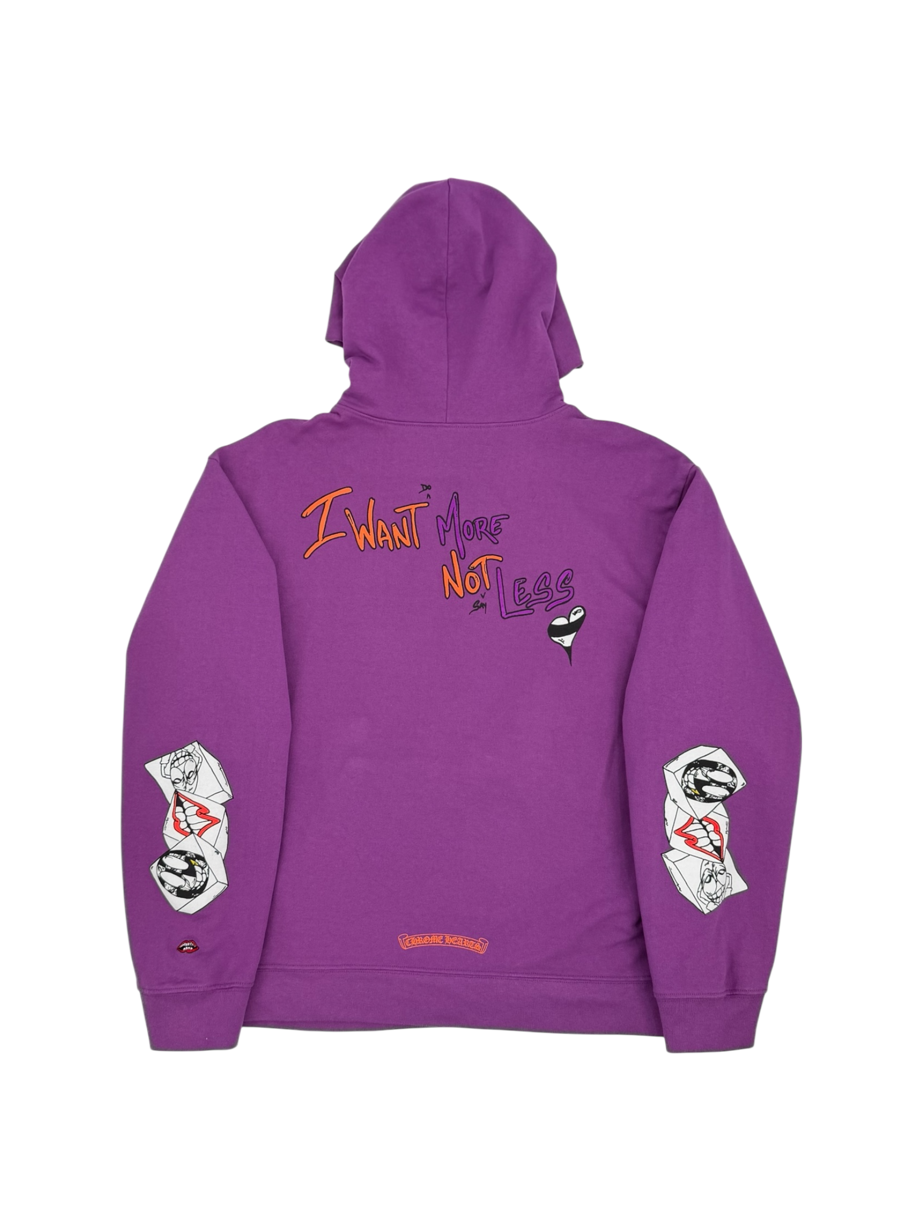 I Want More Not Less Purple Hoodie
