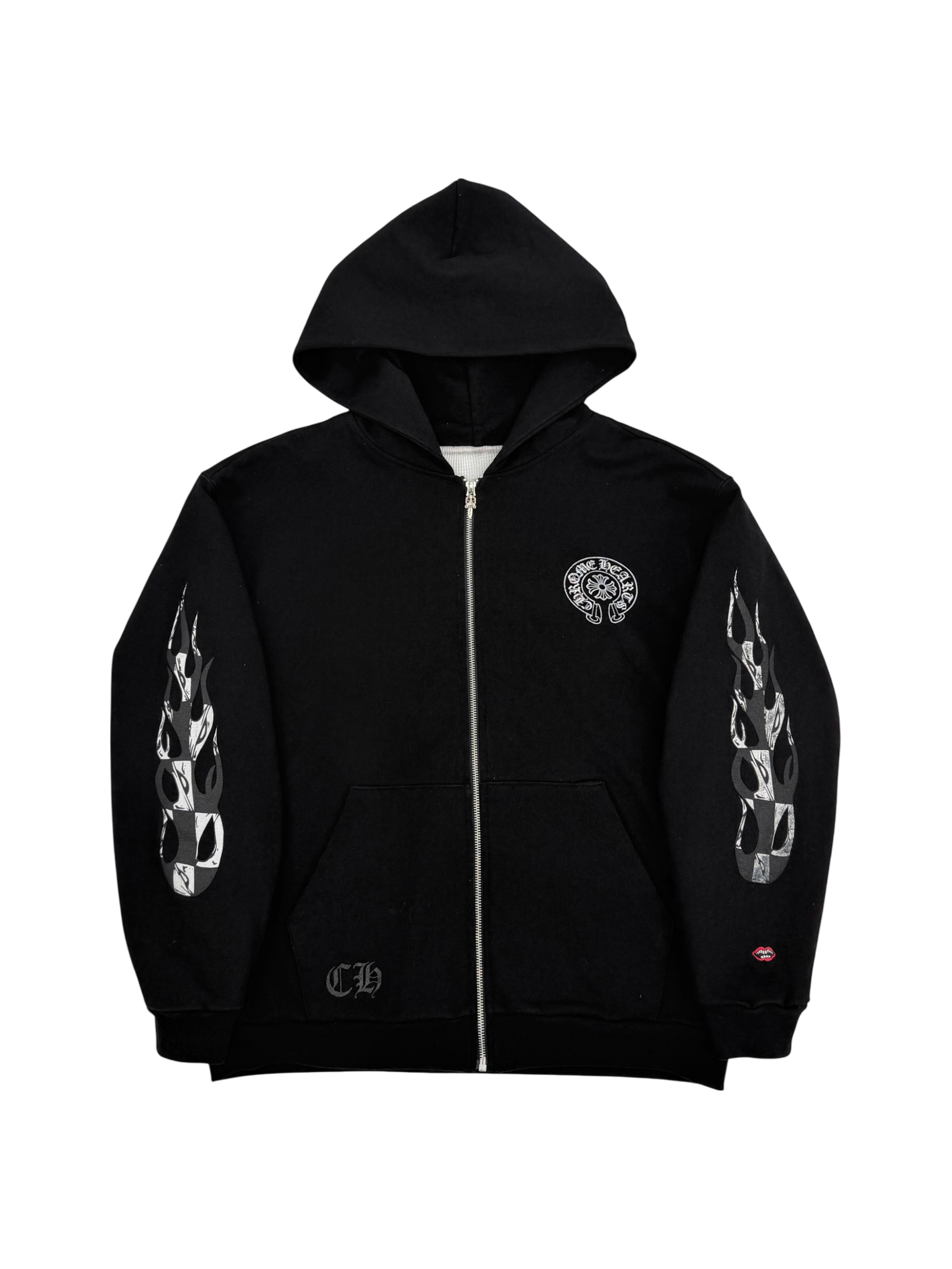 Chomper Vintage Thermal Zip Hoodie