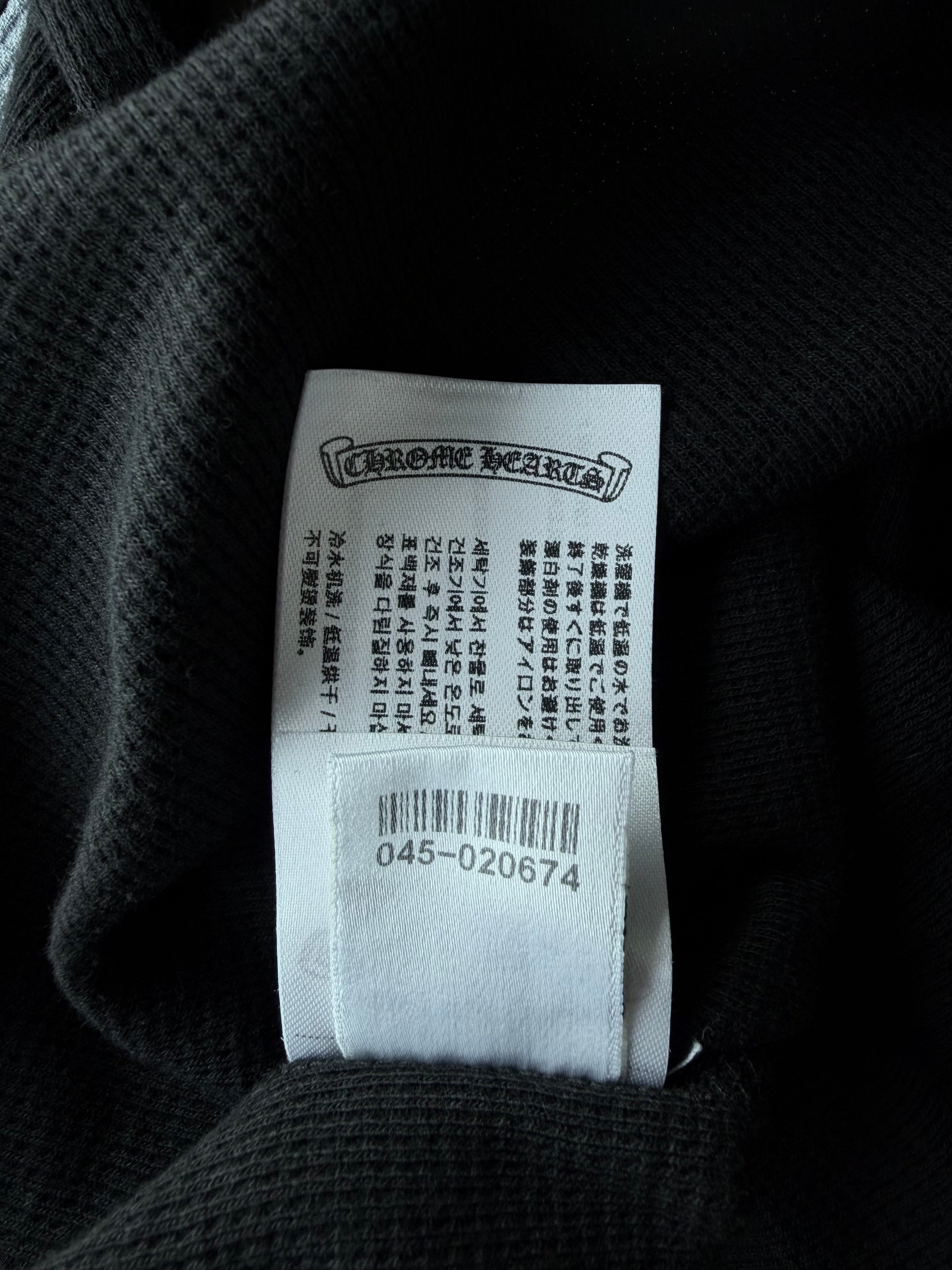 Script Logo Thermal Longsleeve T-Shirt Black
