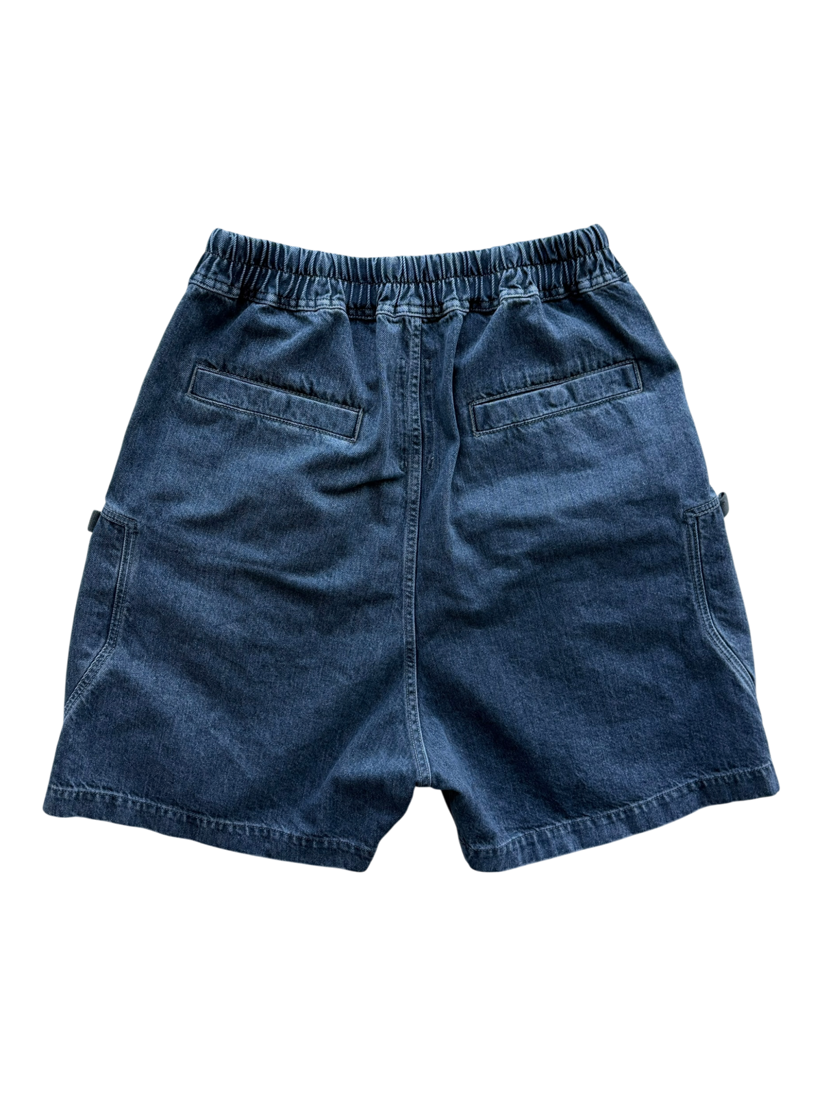 Blue Bauhaus Denim Cargo Shorts