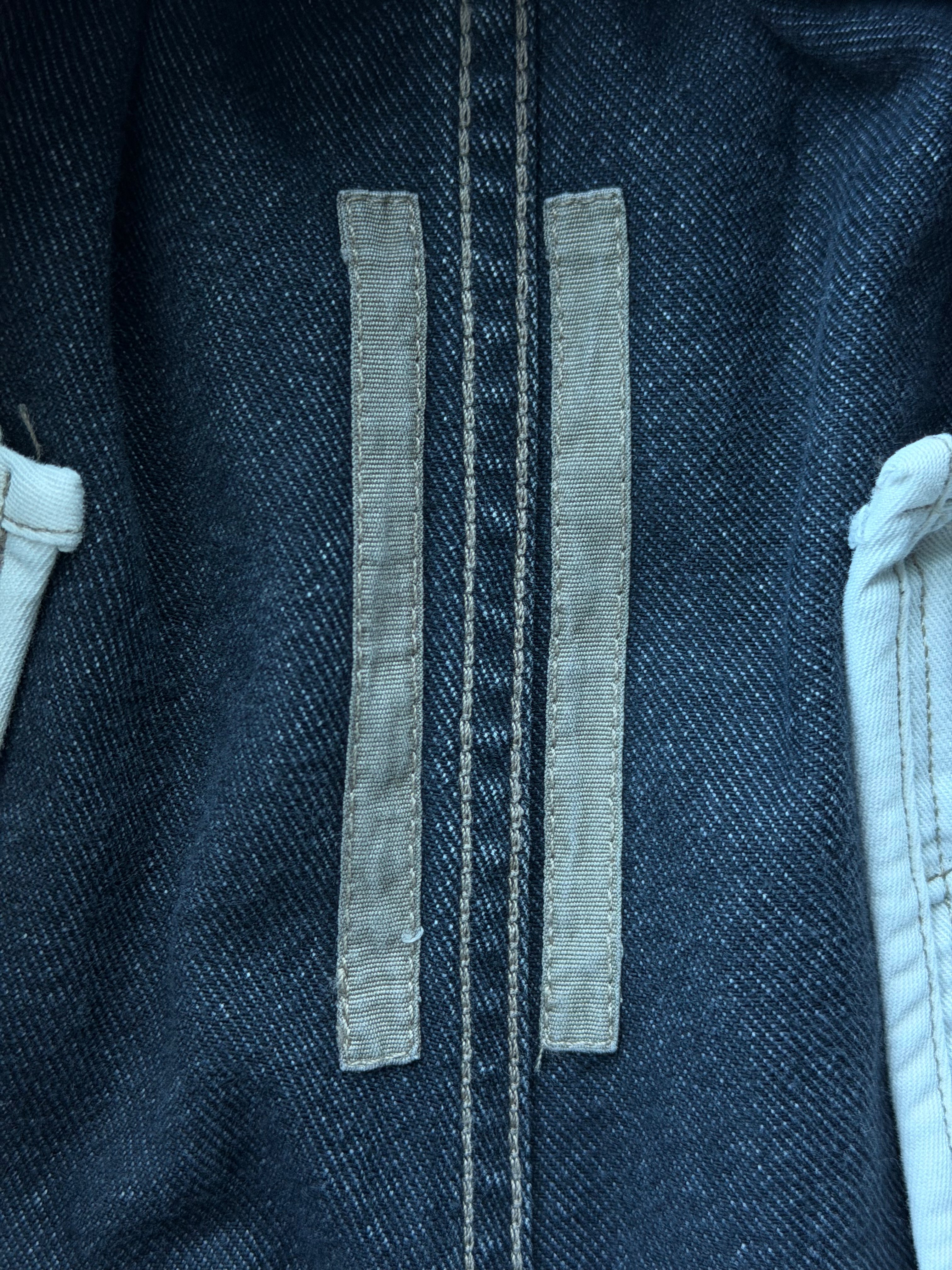 Blue Bauhaus Denim Cargo Shorts