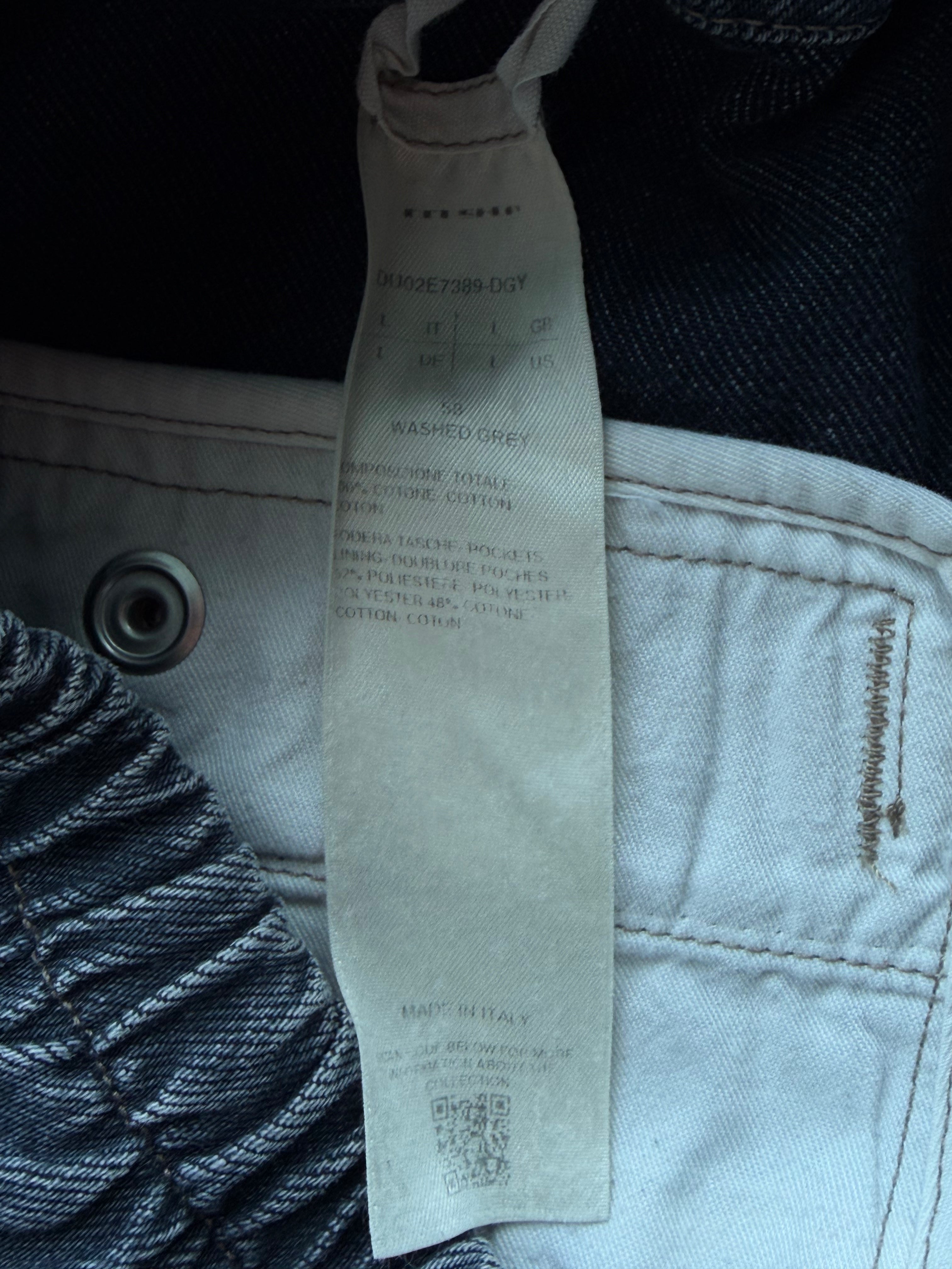 Blue Bauhaus Denim Cargo Shorts