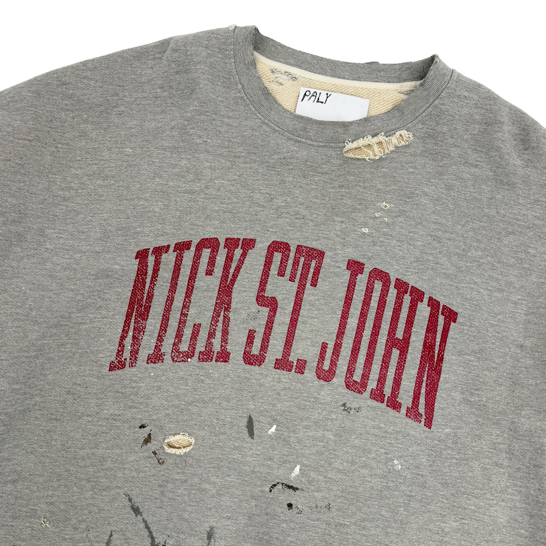 Nick St. John Crewneck Heather Grey