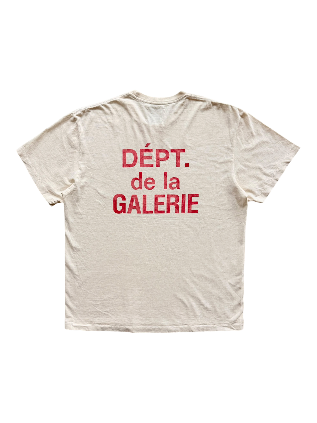 French Logo T-Shirt Cream & Red