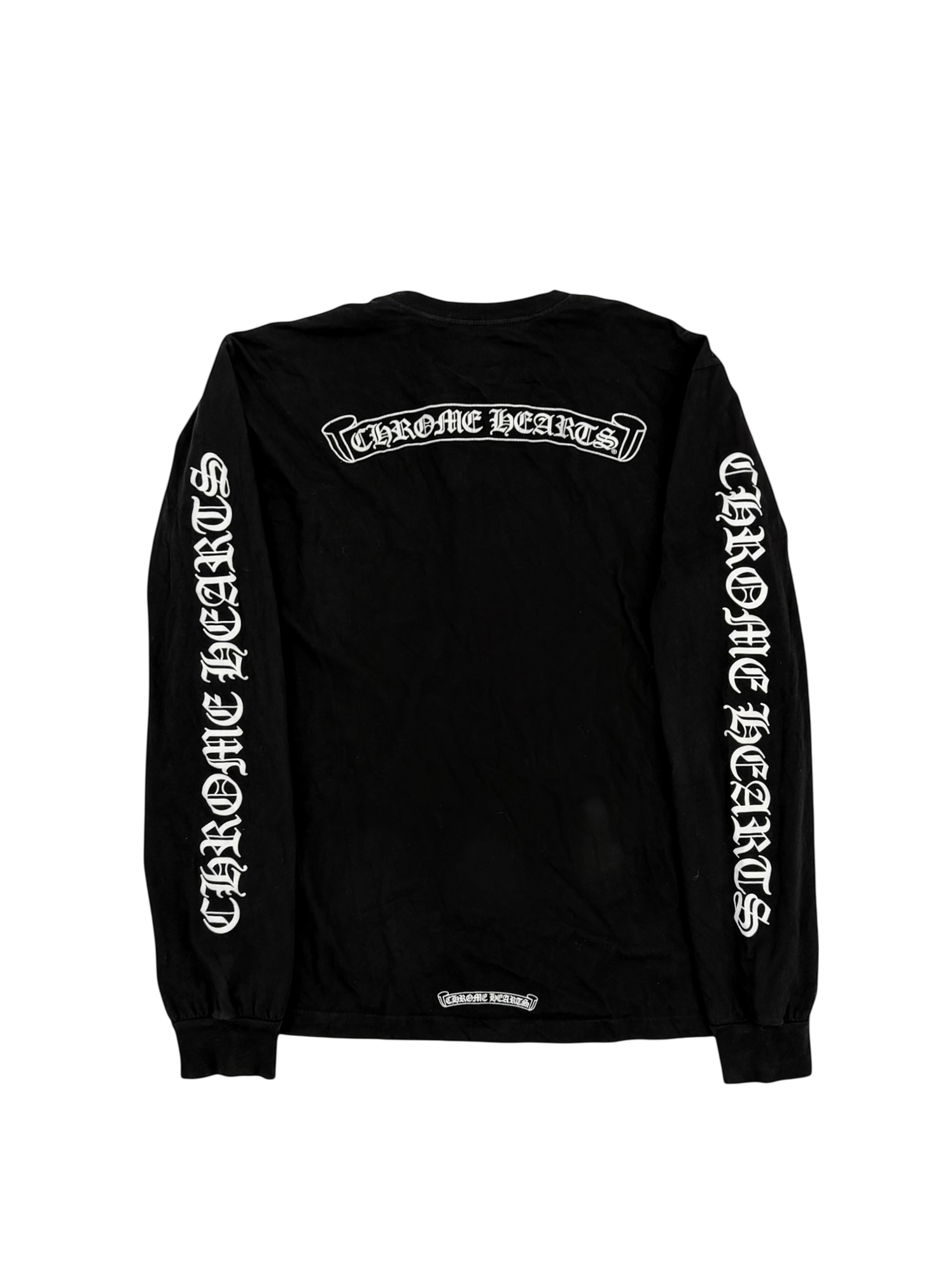 Black Scroll Logo Pocket L/S