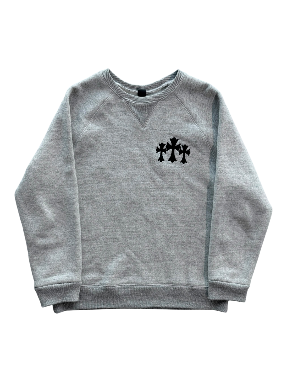 Seven-11 Triple Cross Embroidered Crewneck
