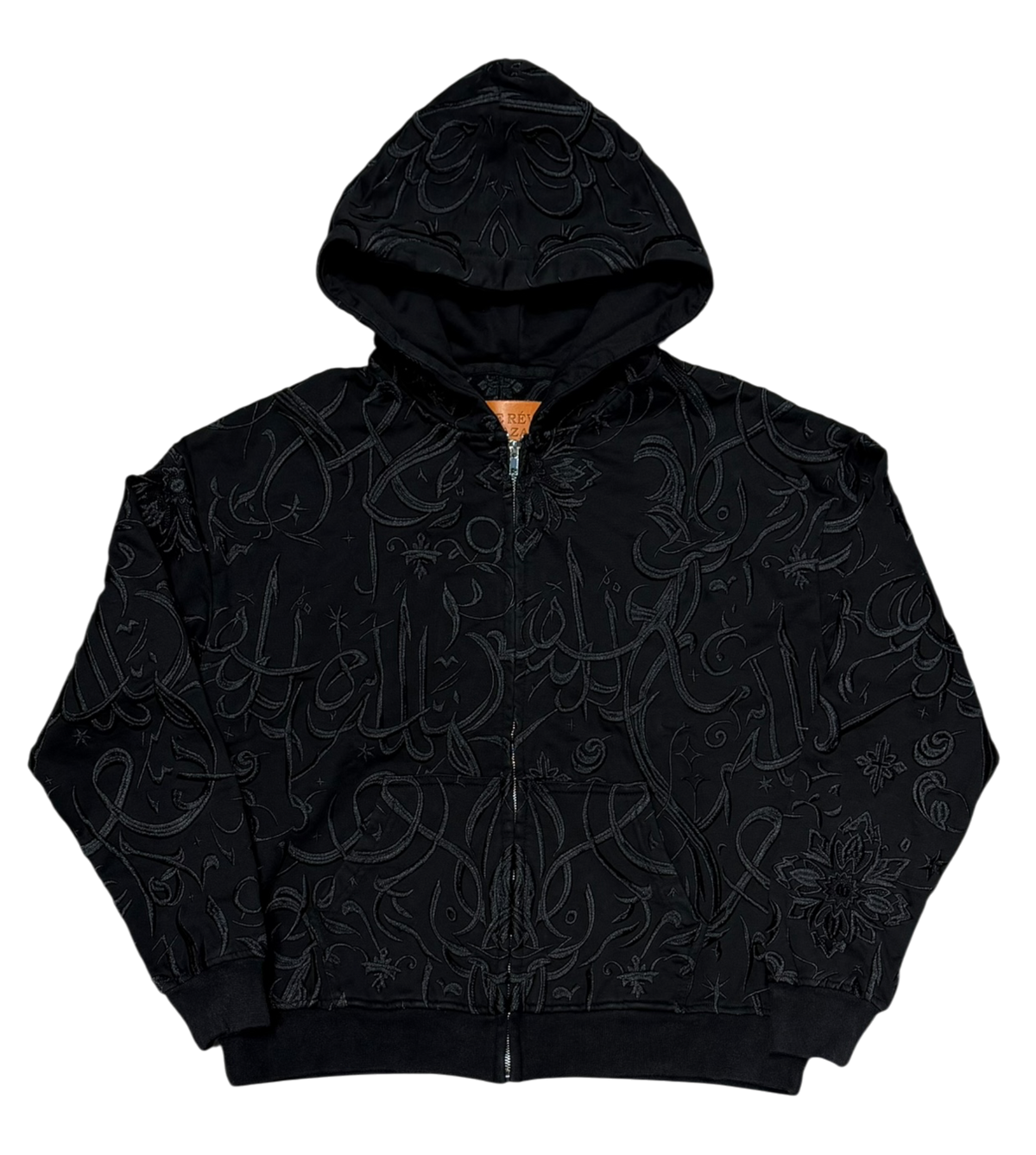 Arabica Embroidered Zip Up Hoodie