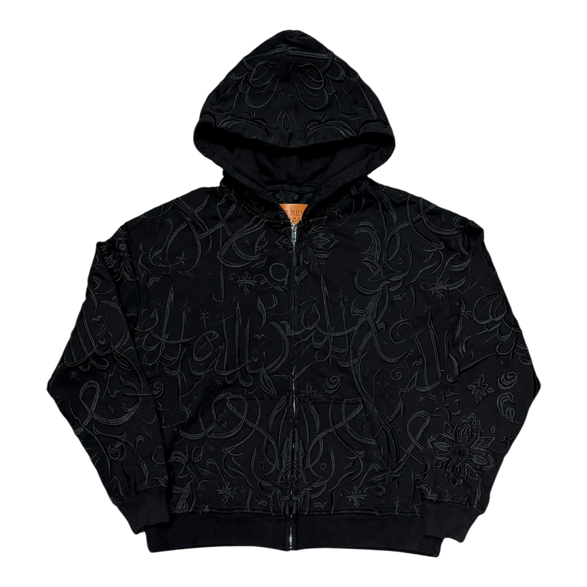 Arabica Embroidered Zip Up Hoodie