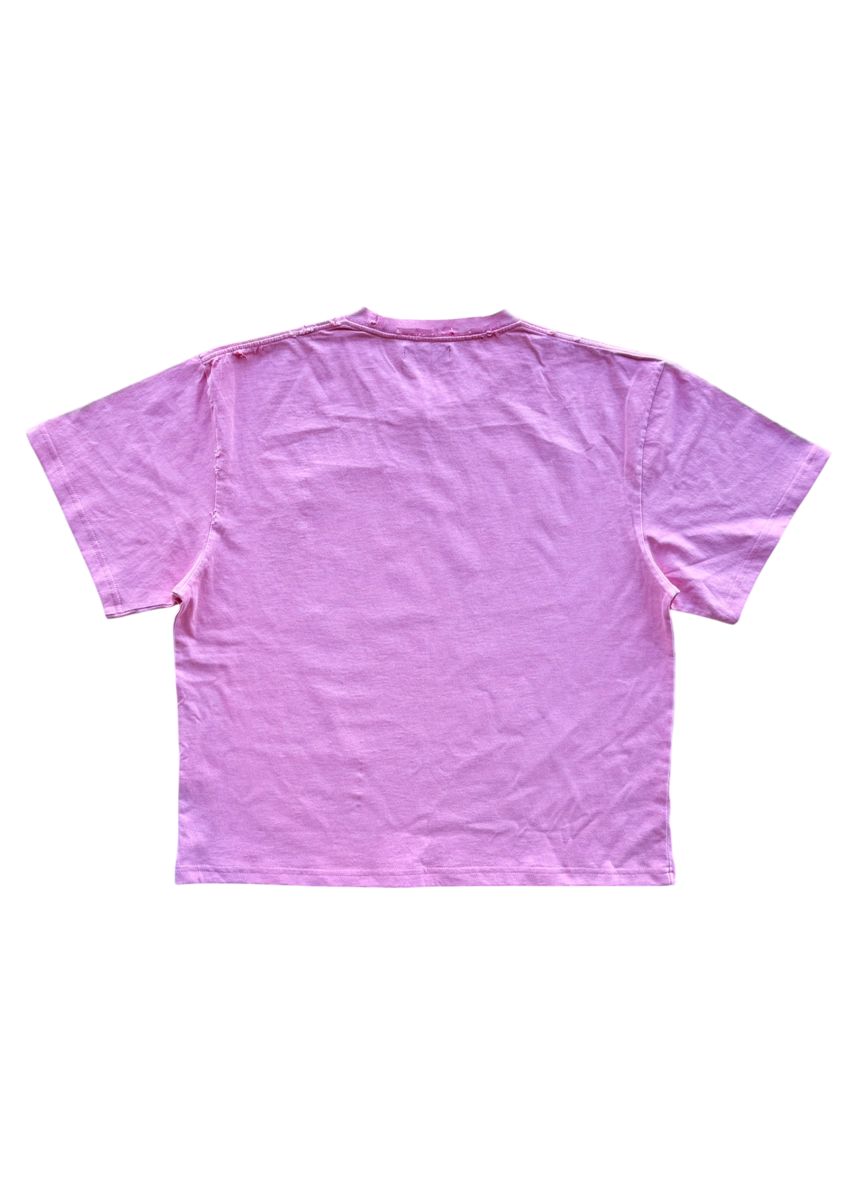 Art Type Tee Distressed Pink