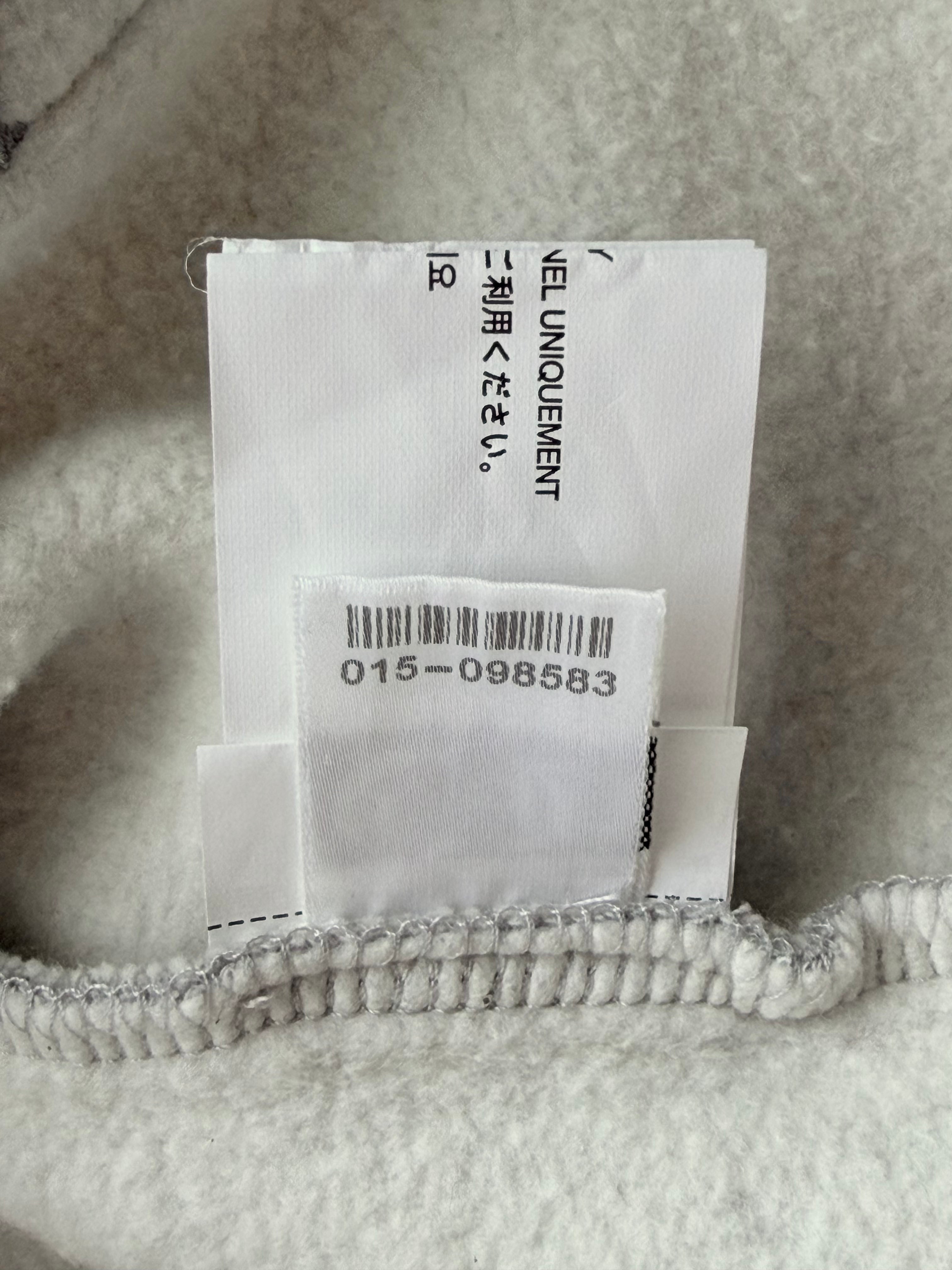 Triple Cross Pullover Hoodie Gray