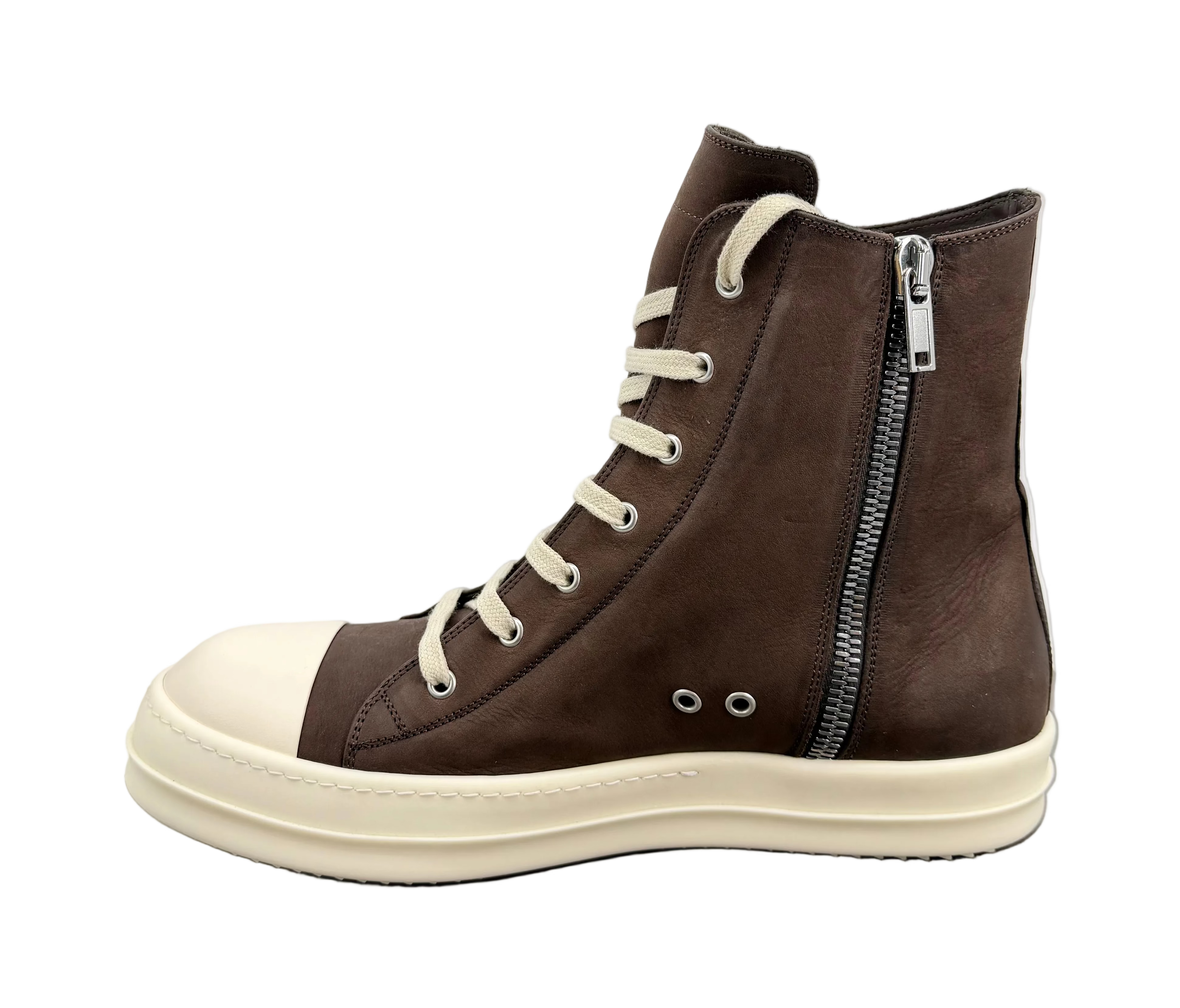 Leather Ramones High Brown