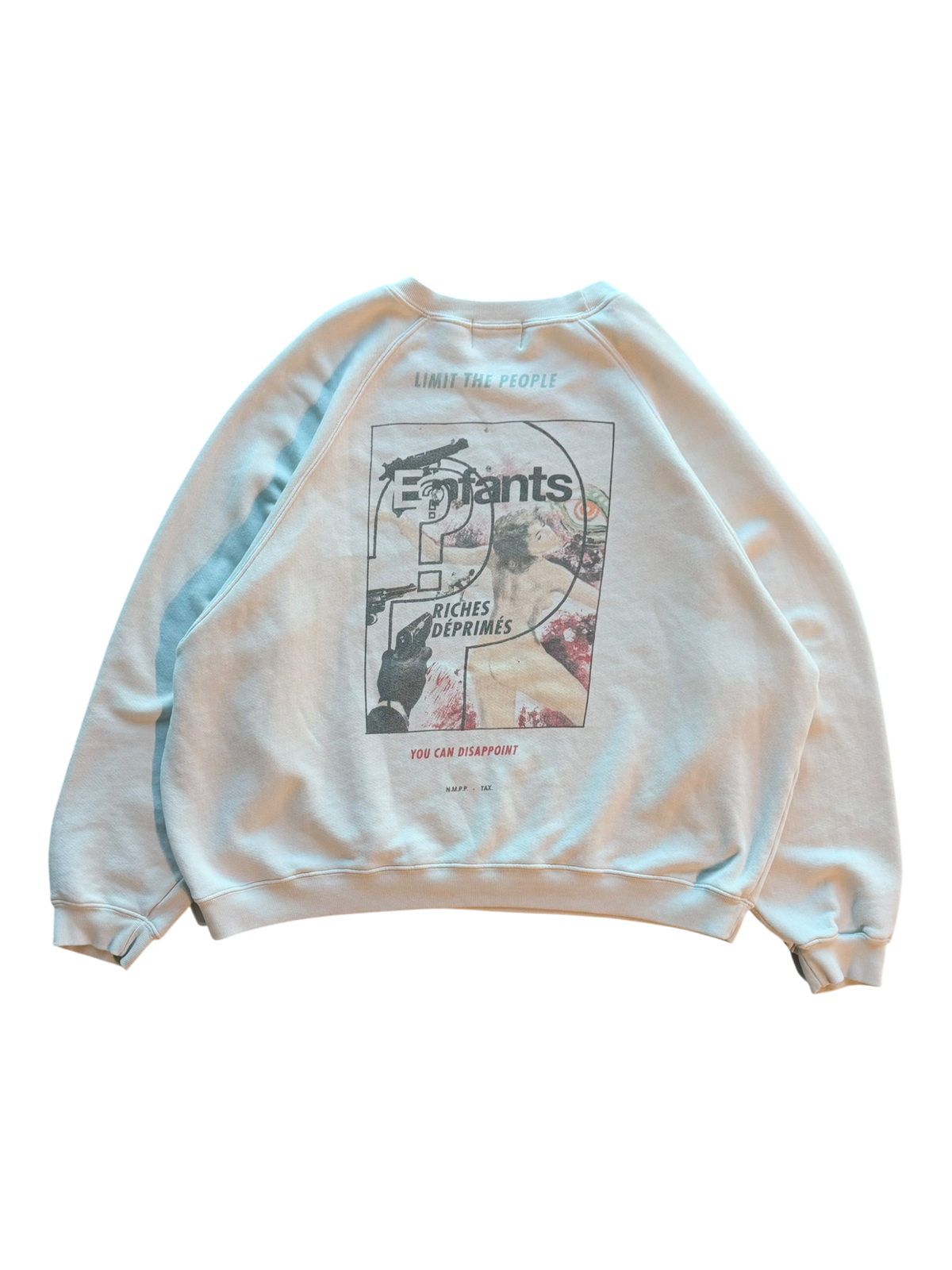 Thrilling Raglan Sweatshirt White