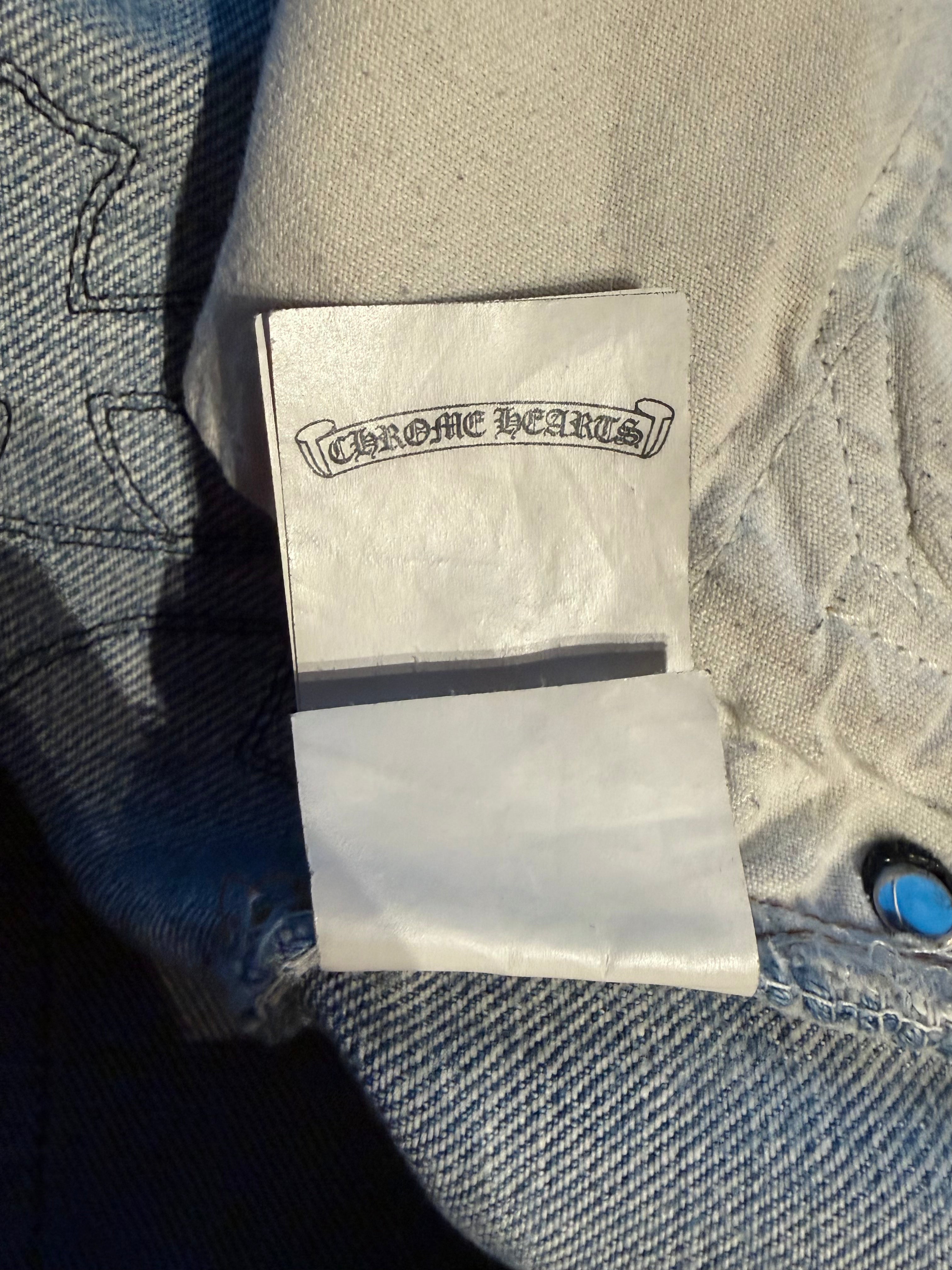 Distressed Levi's Black Cross Patch Jeans Blue
