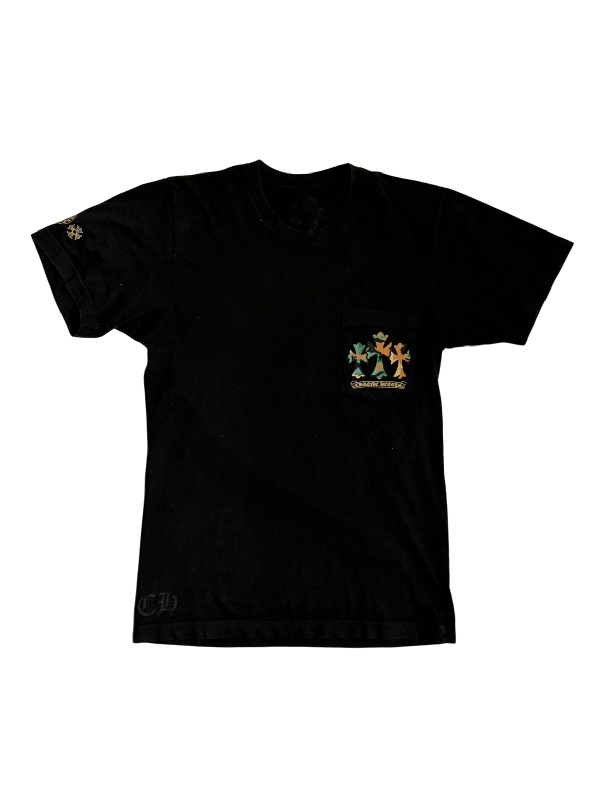Horseshoe Logo Pocket Tee Black Camo