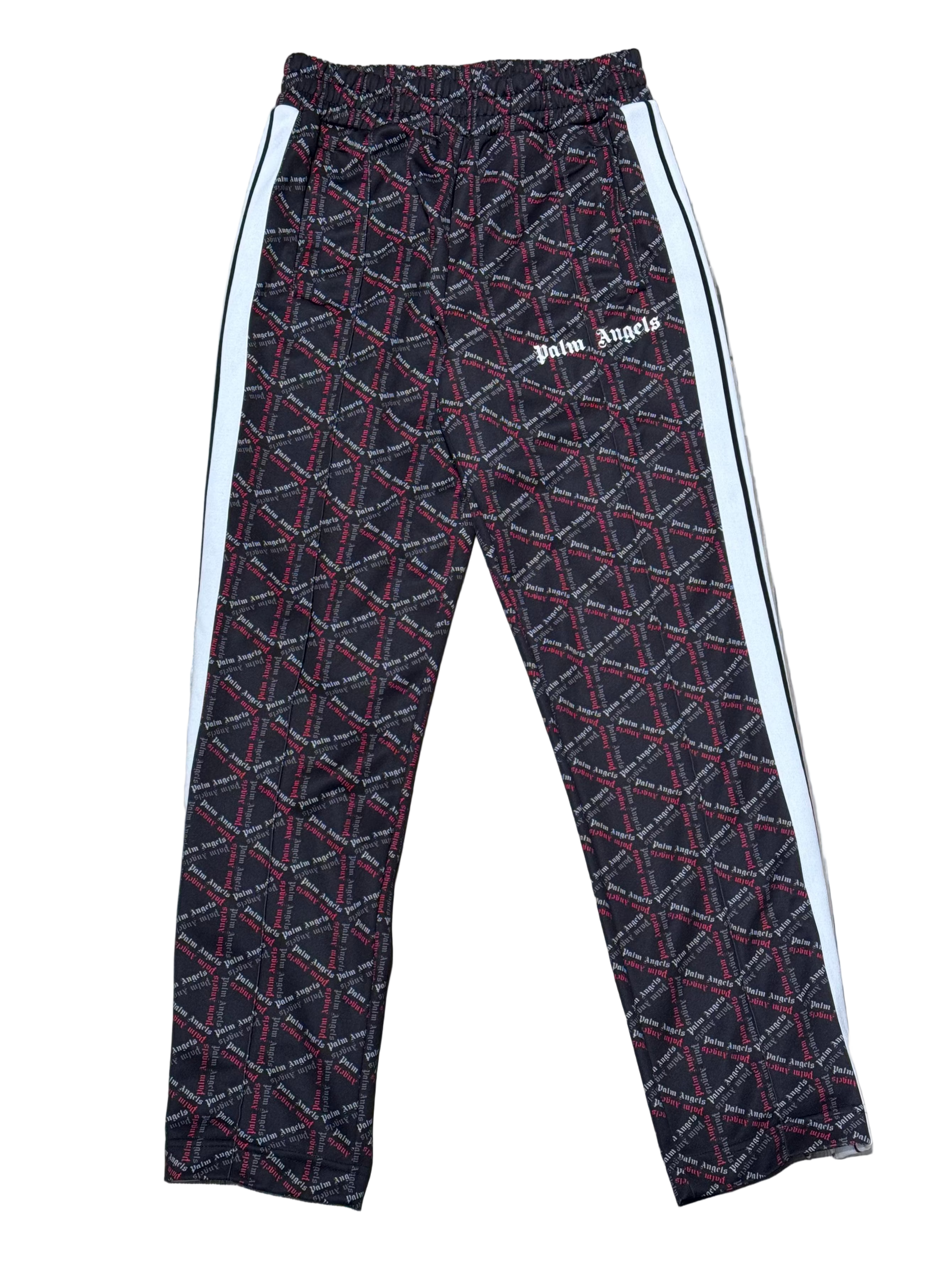 Triangle Logo Red Black Sweatpants