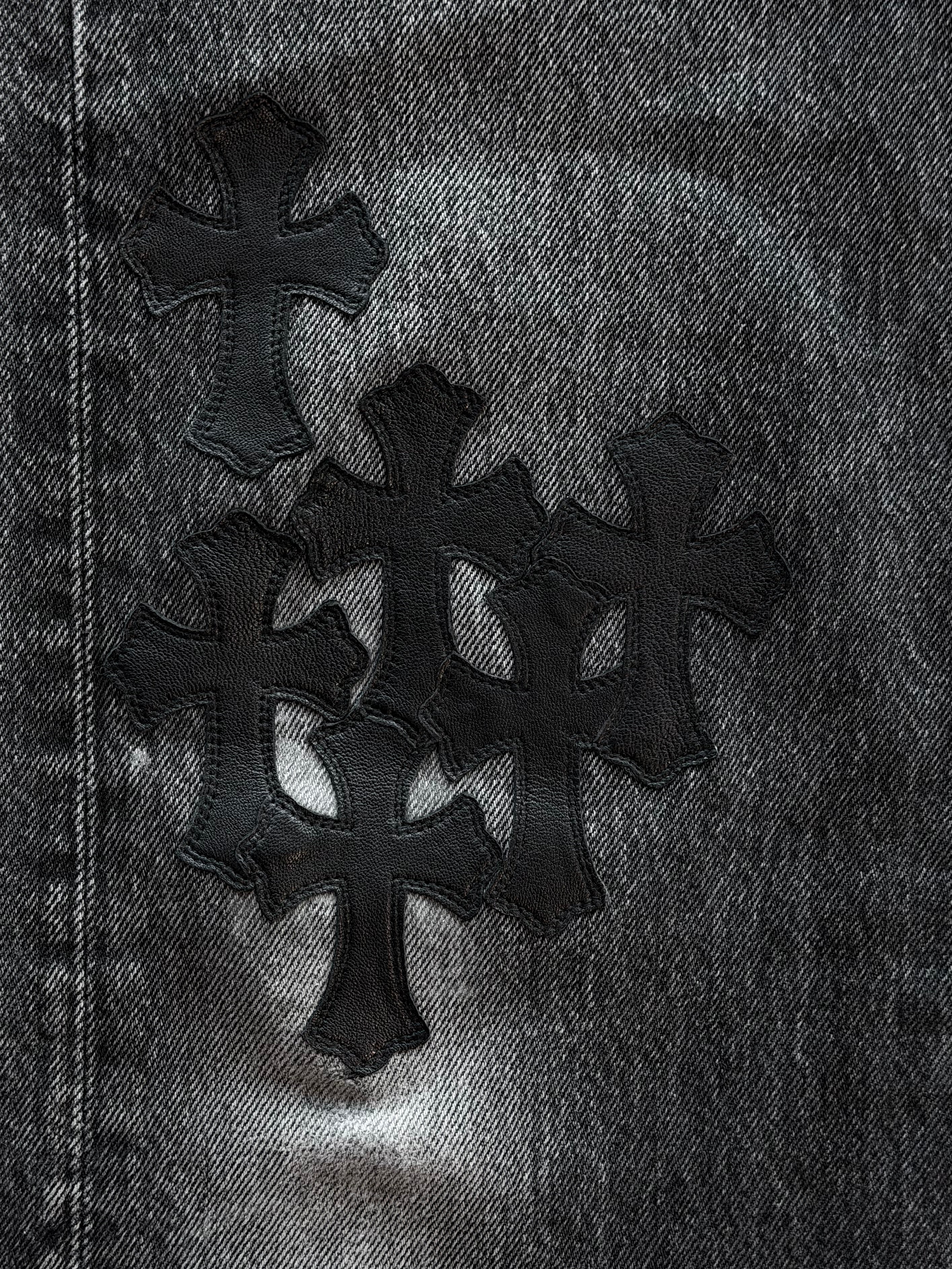 Levi's 501 Black Cross Patch Jeans Black