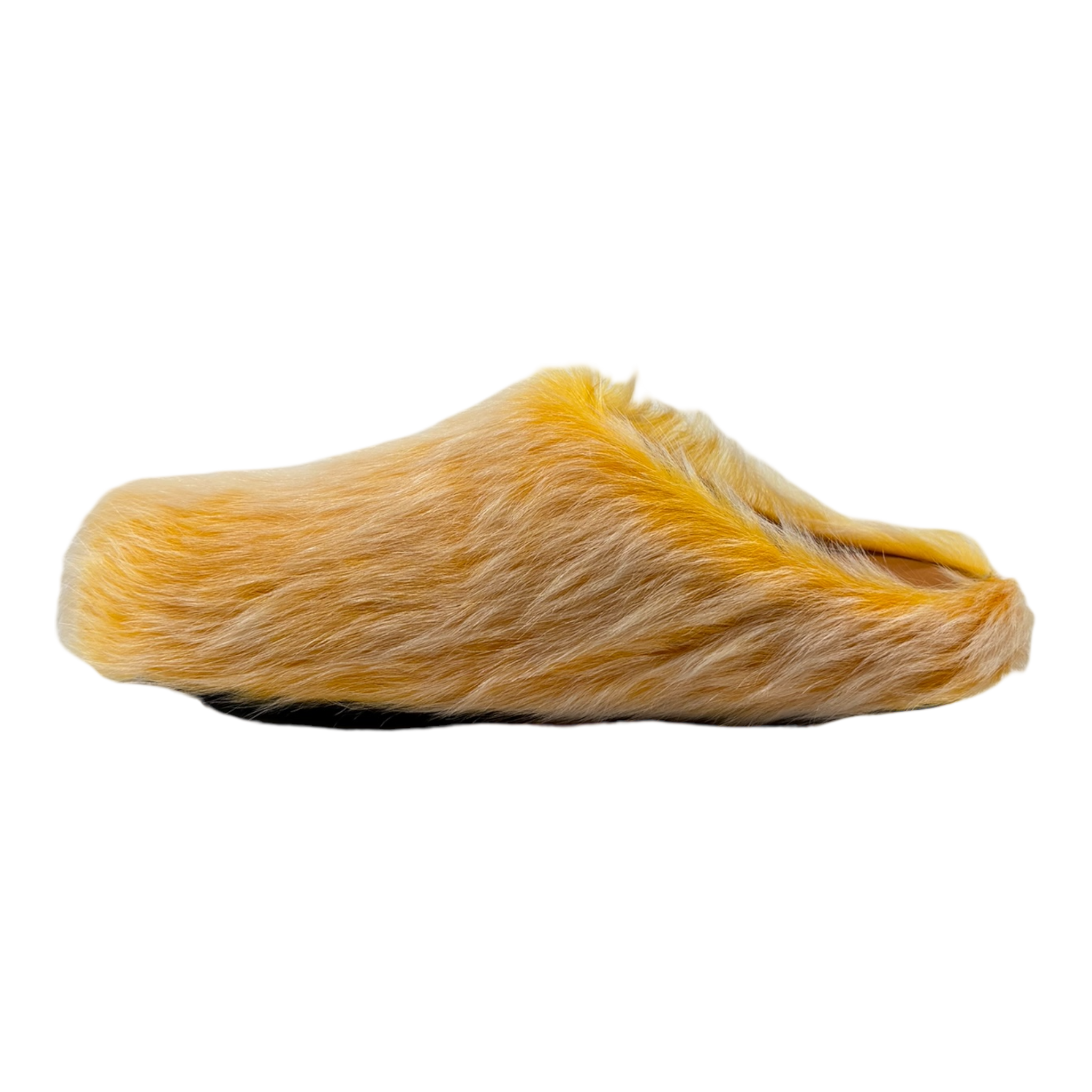 Fussbett Mule Yellow Slide Long Hair