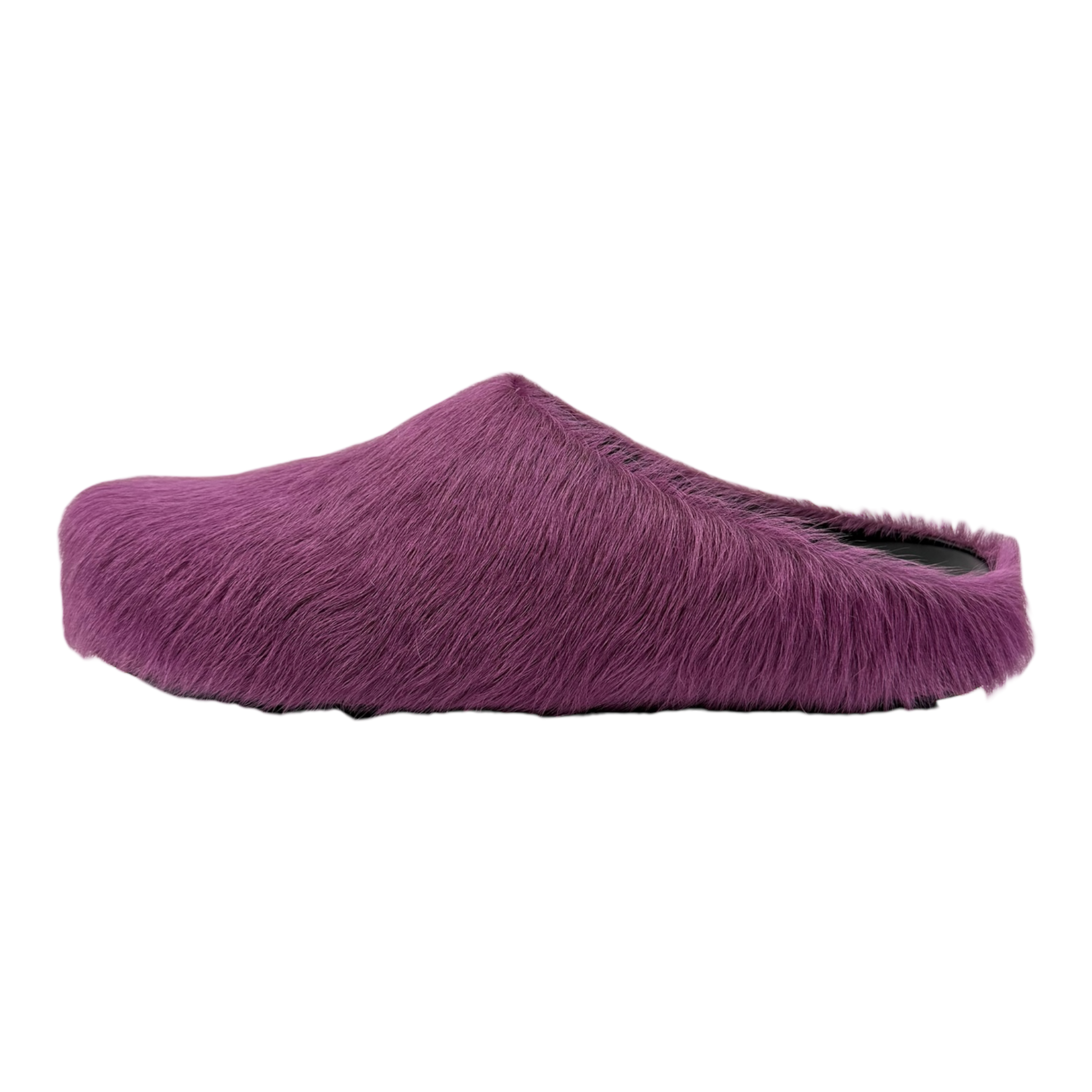 Fussbett Mule Long Hair Purple Slide