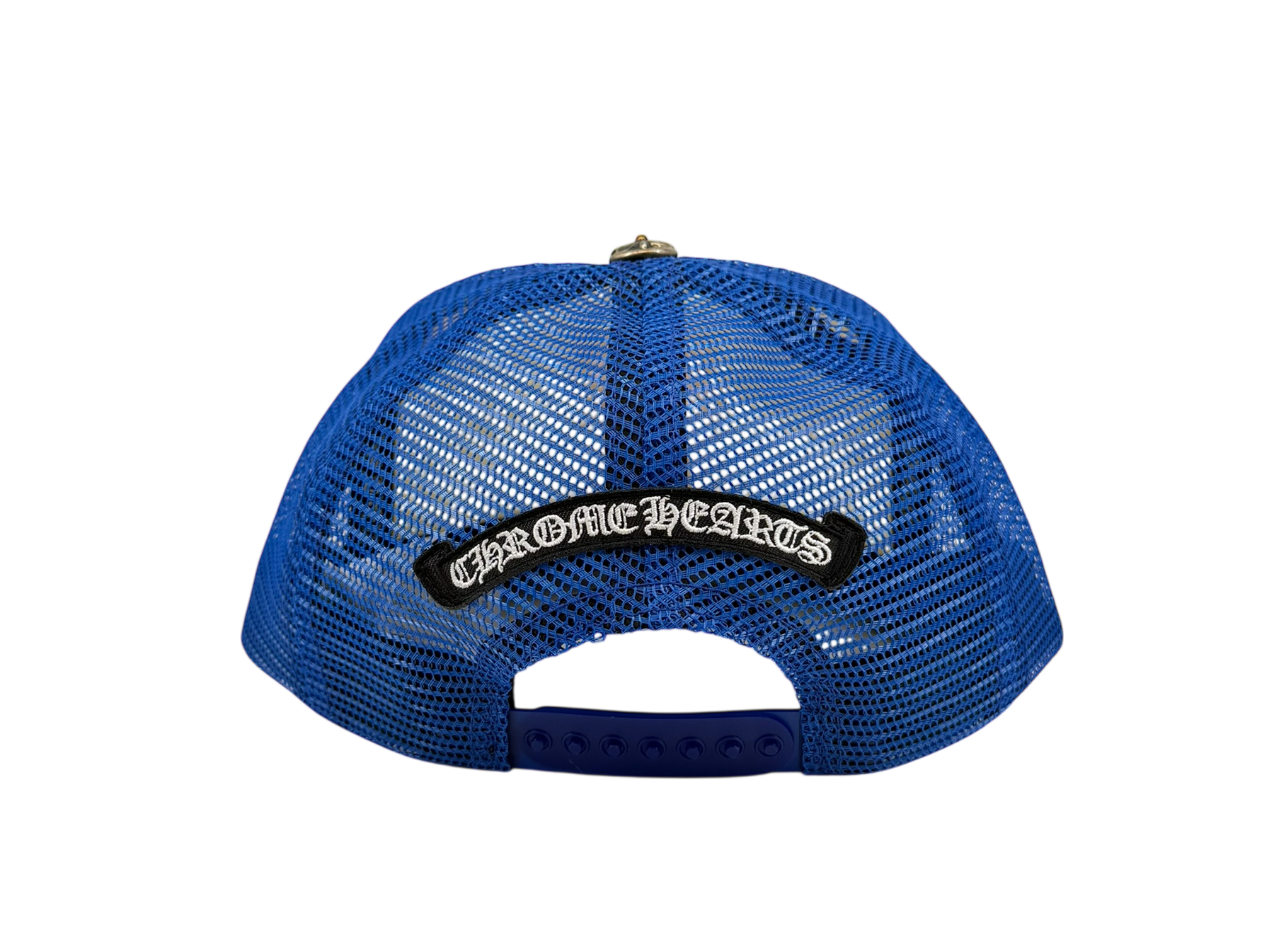 Eyechart Trucker Hat Blue/White/Red