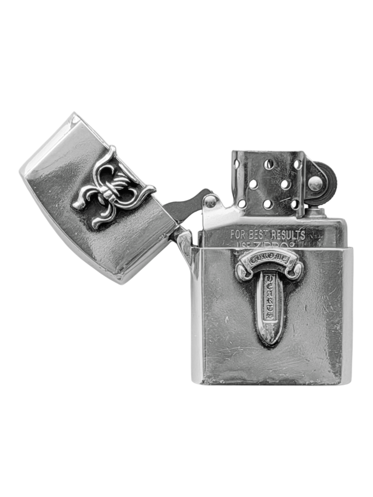 Dagger Silver Zippo Lighter