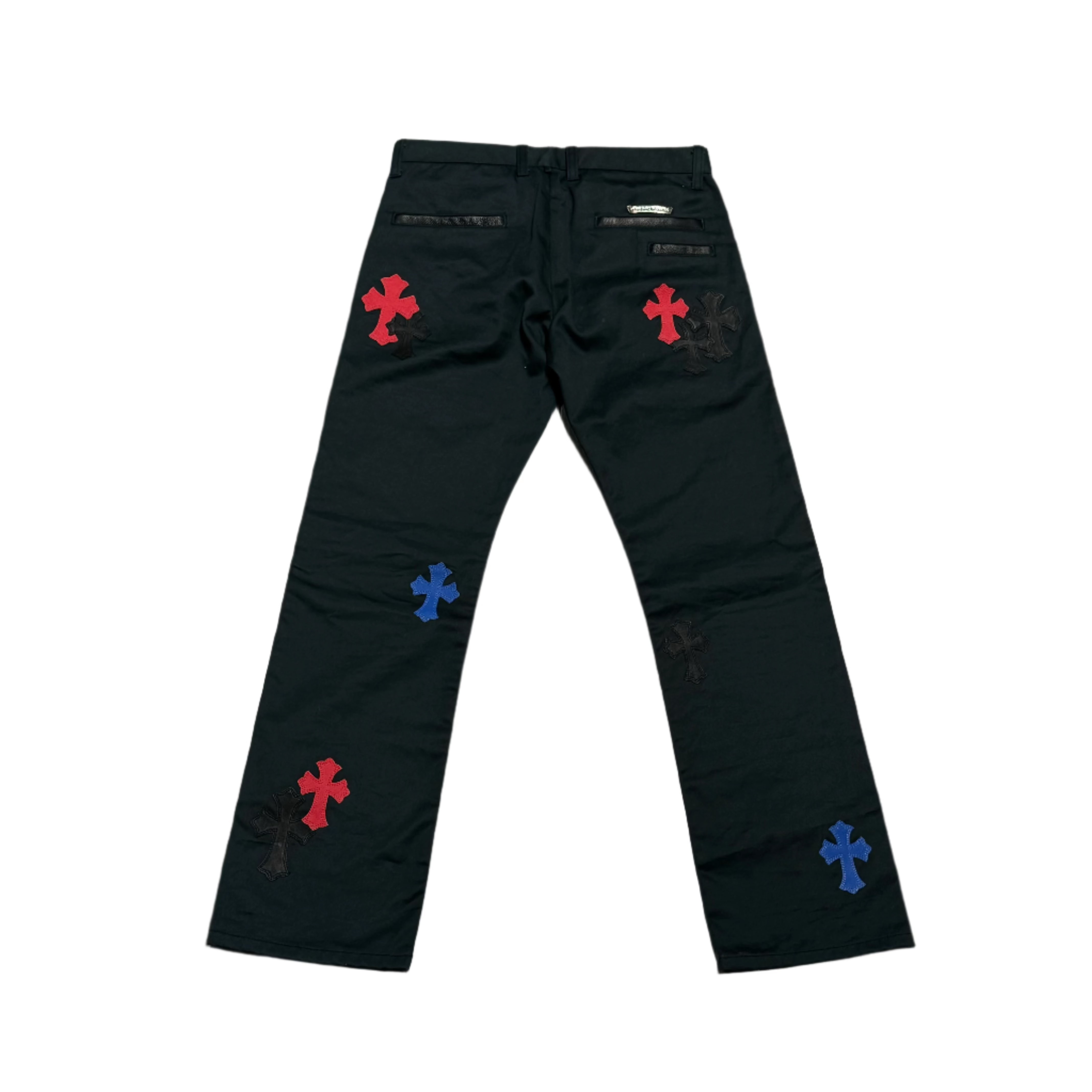 Chrome Hearts Multicolor Cross Patch Chino Pants