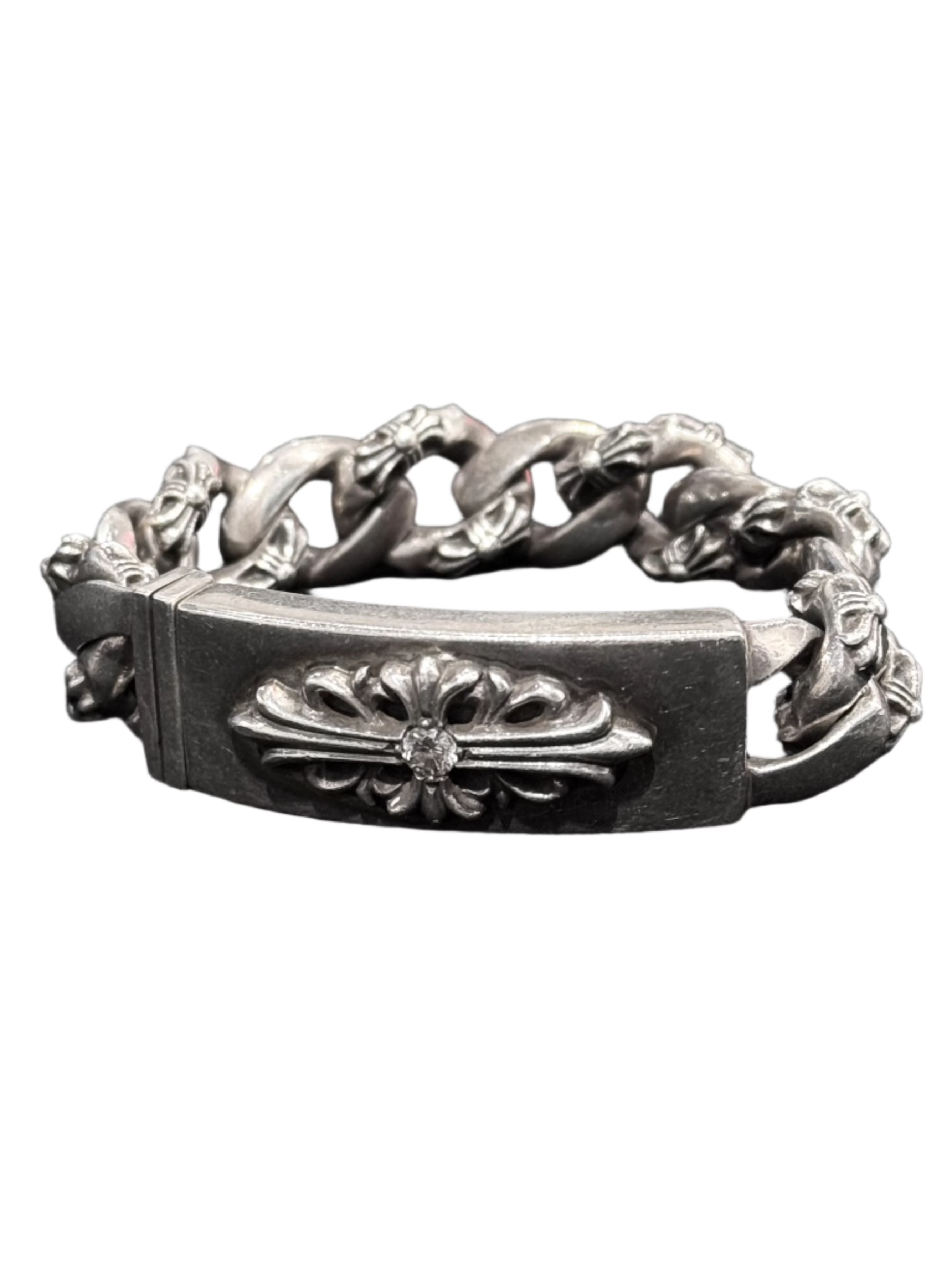 Floral Fancy Link Diamond Bracelet