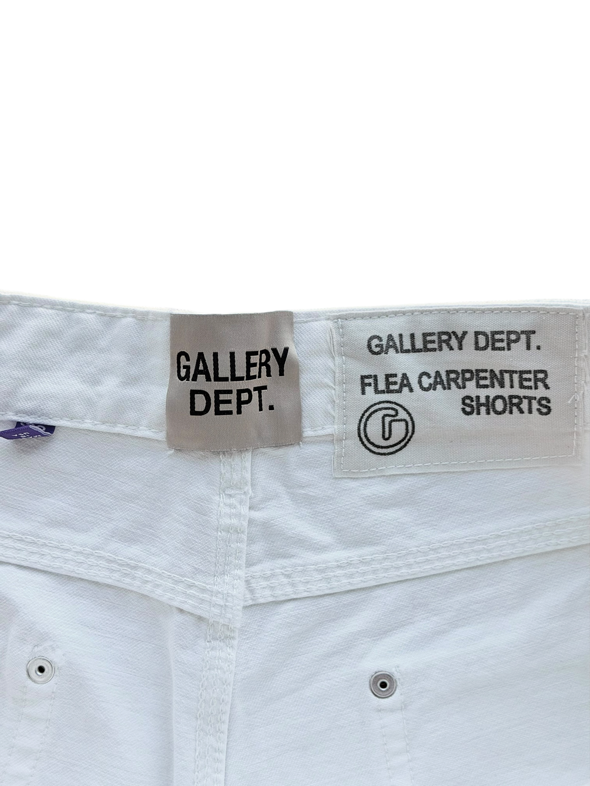 White Flea Carpenter Shorts