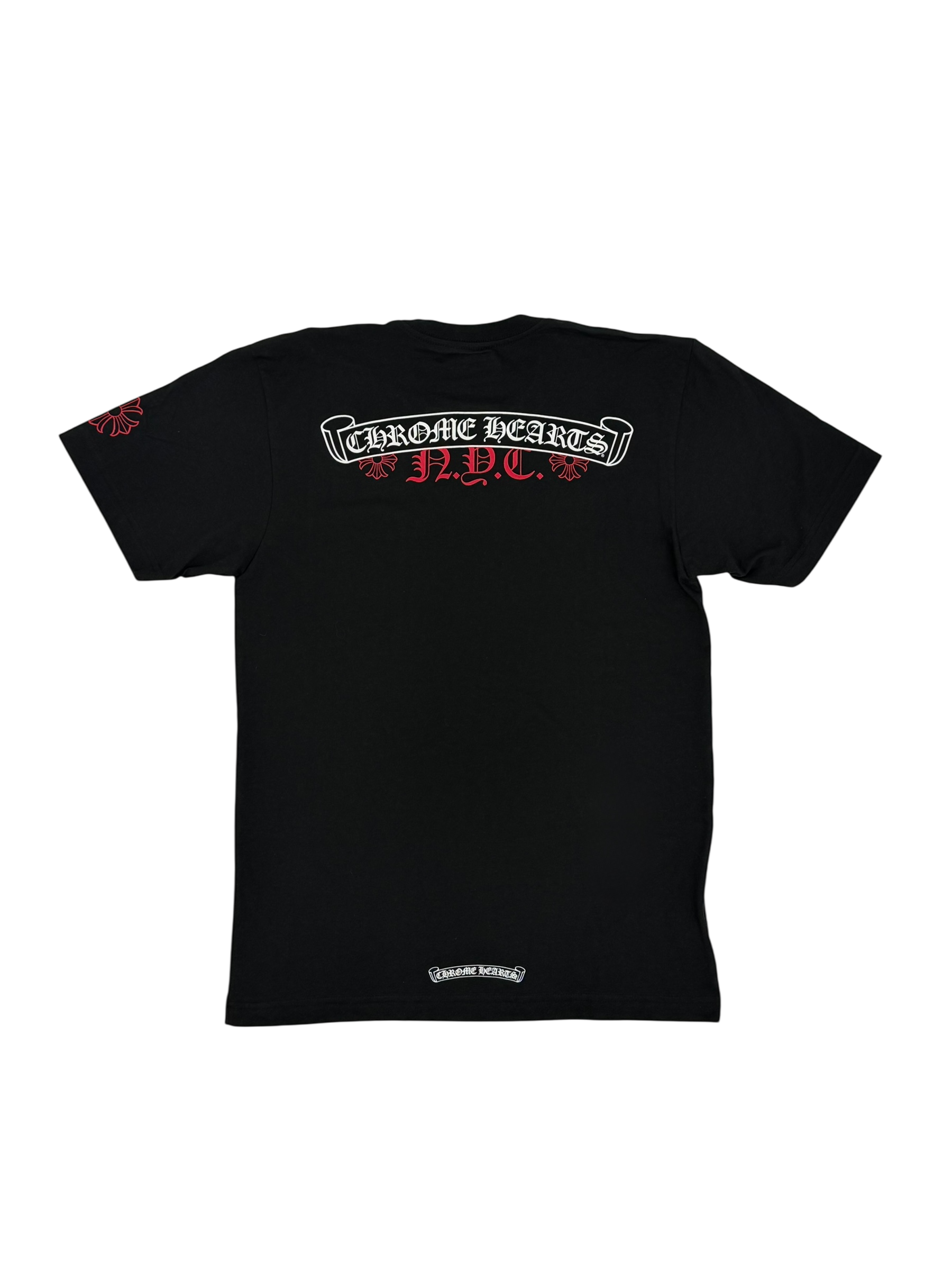 NYC Exclusive Scroll Logo Tee Black/Red