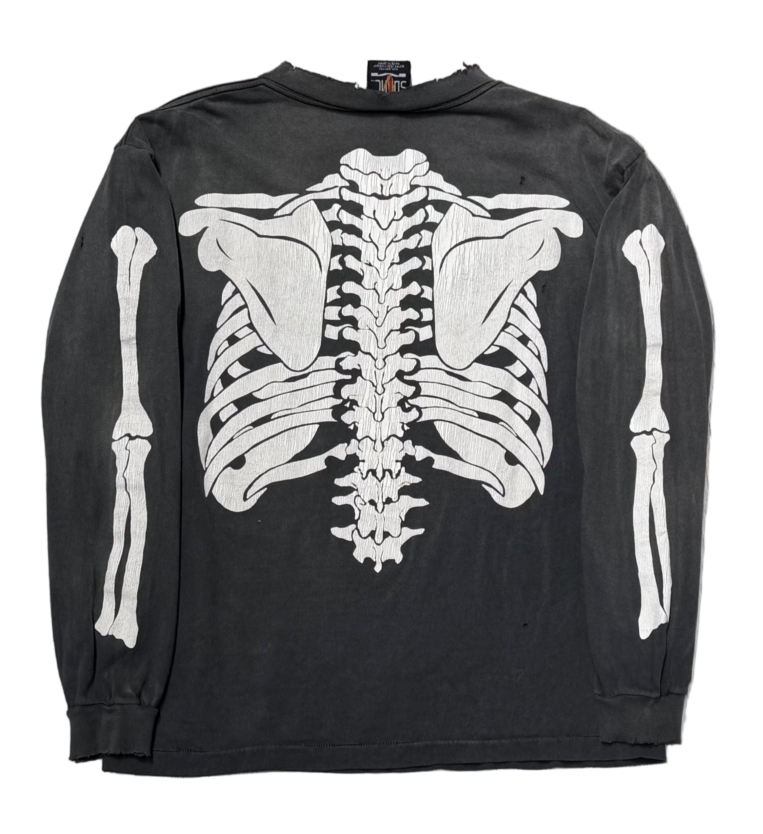 Saint Mxxxxxx x VLONE Bone L/S T-Shirt Vintage Black
