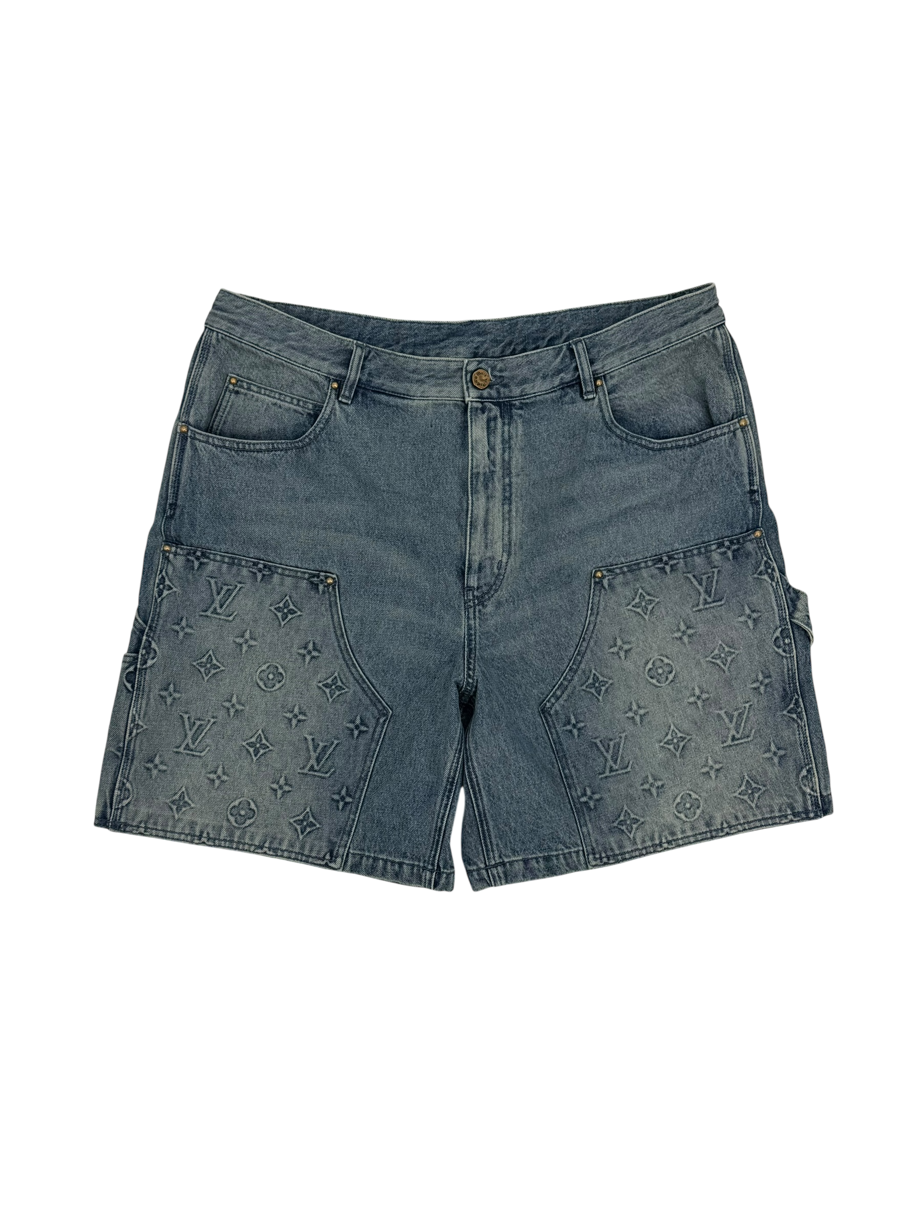 Louis Vuitton Denim Carpenter Shorts