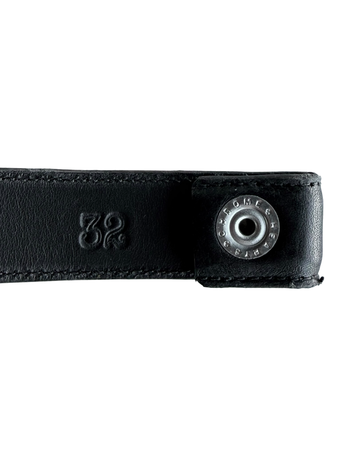 Black Leather Belt 1 Inch