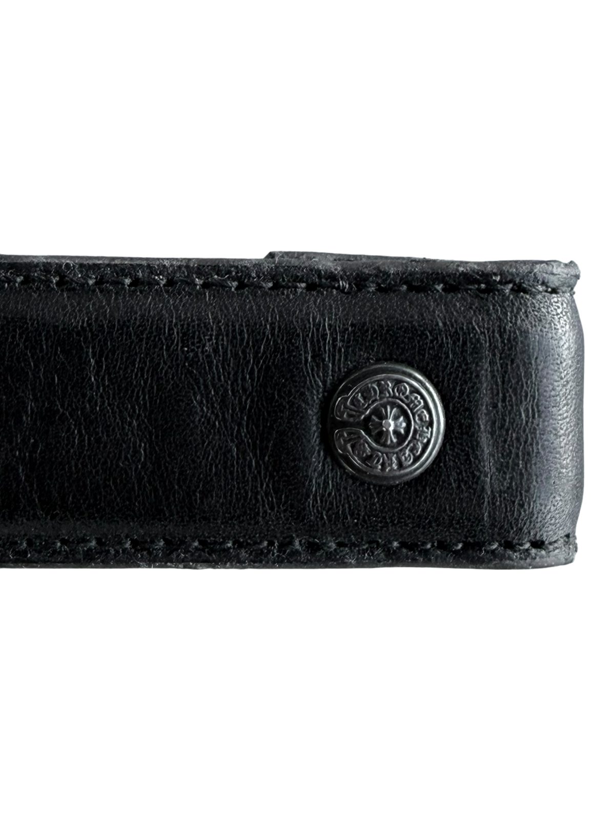 Black Leather Belt 1 Inch