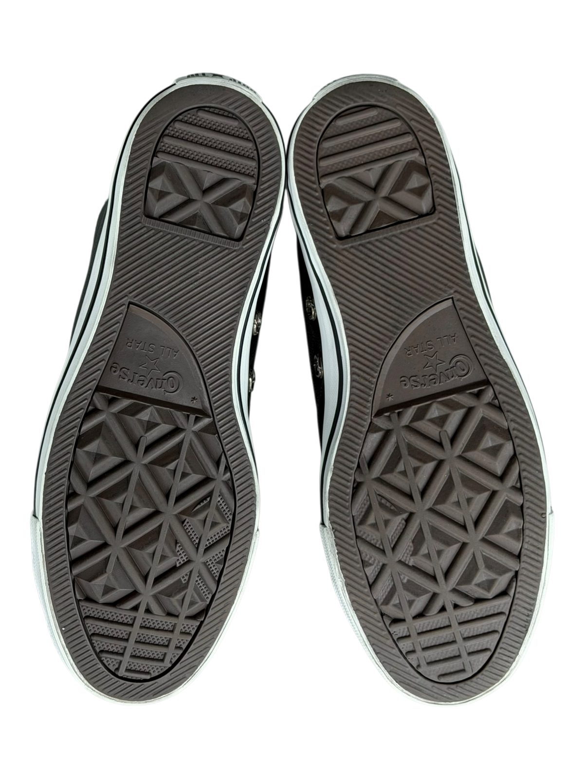 Leather Triple cross Patch Converse High Top Sneakers
