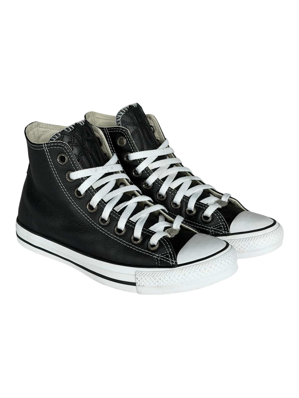Leather Triple cross Patch Converse High Top Sneakers