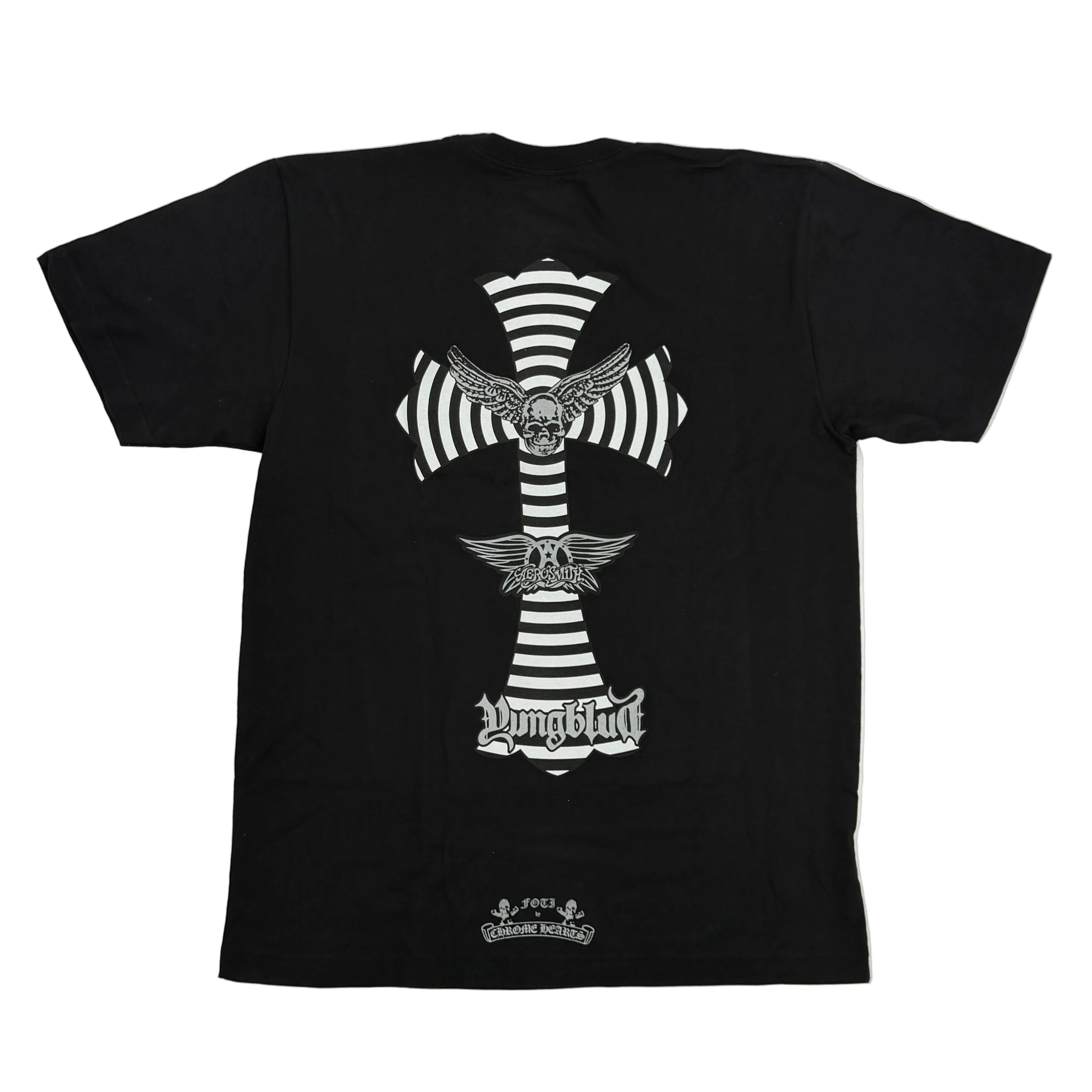 Foti Aerosmith Yungblood Cross Pocket T-Shirt Black