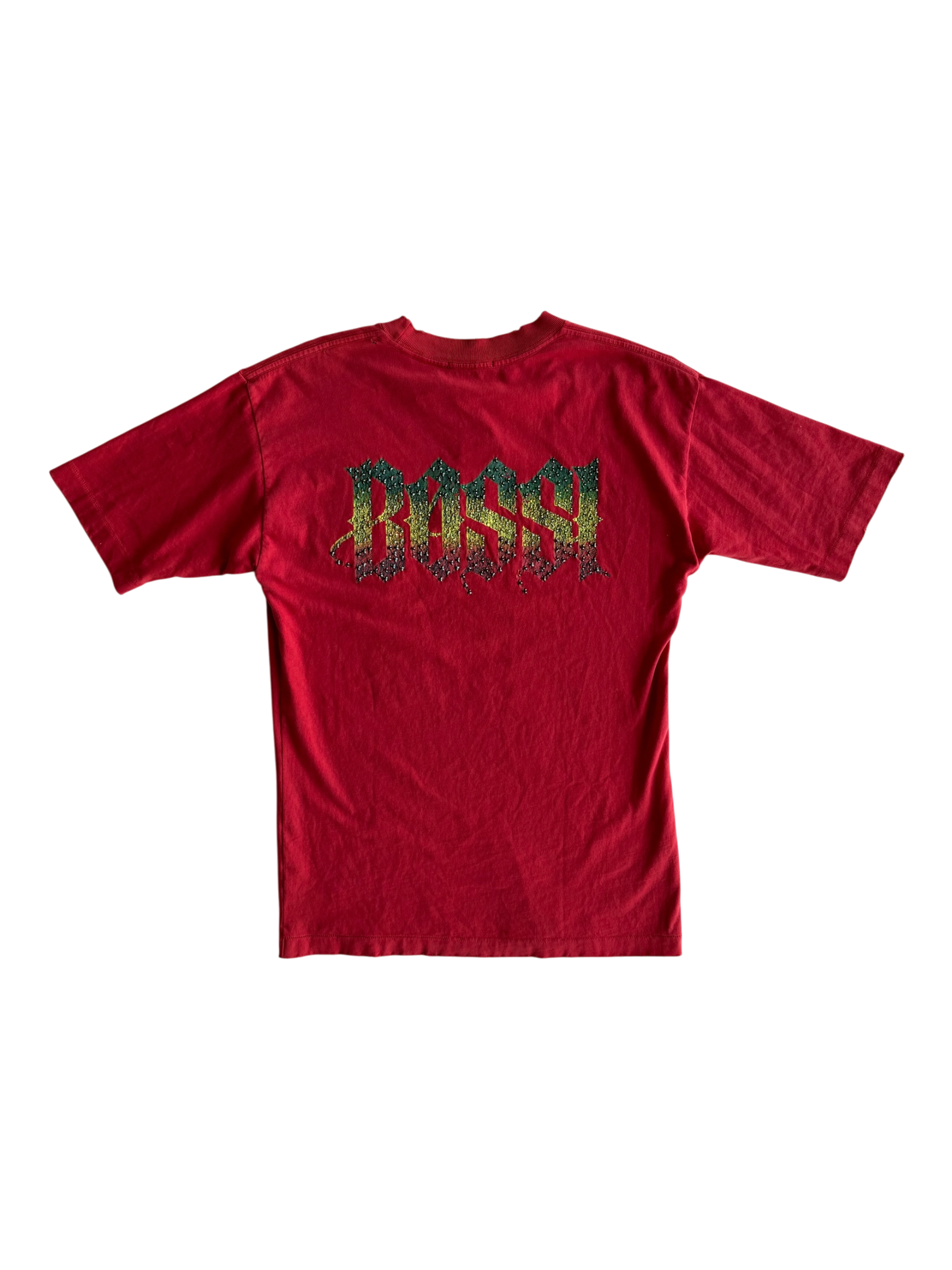 Skull Cross Vinatge Tee Red