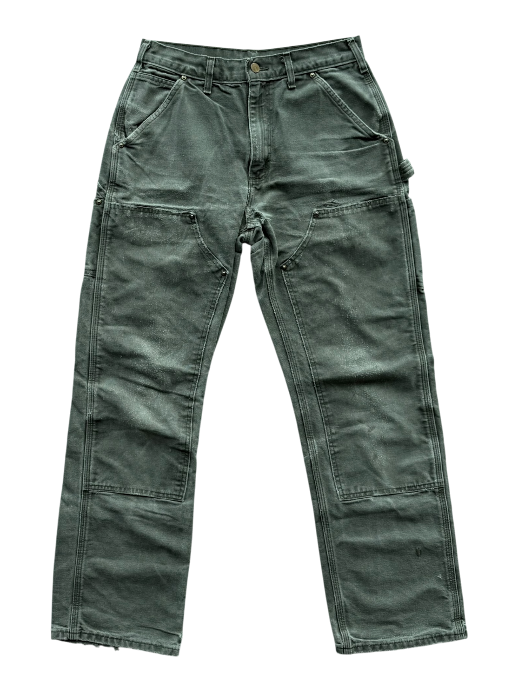 Grey Green Vintage Carpenter Pants