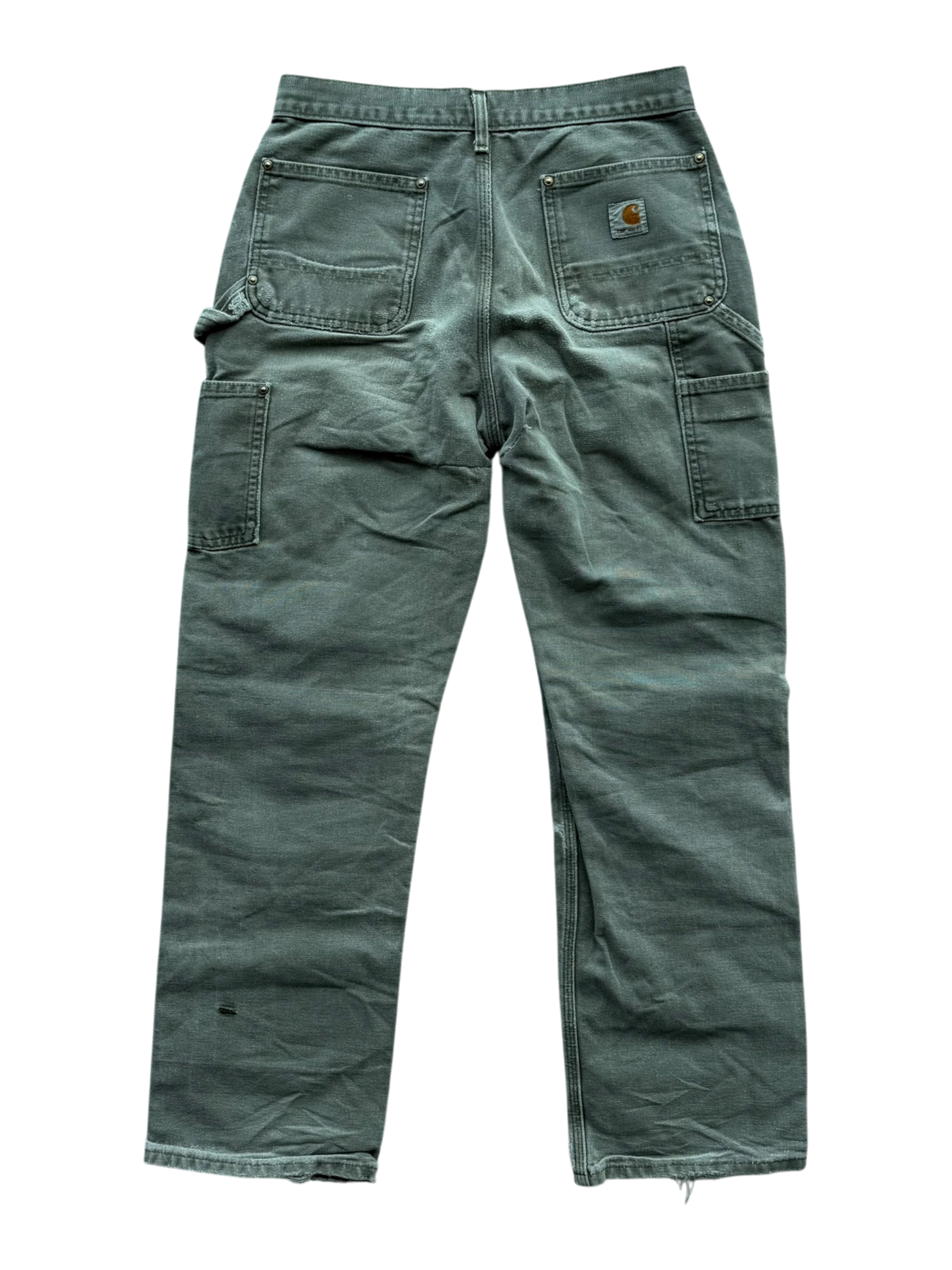 Grey Green Vintage Carpenter Pants
