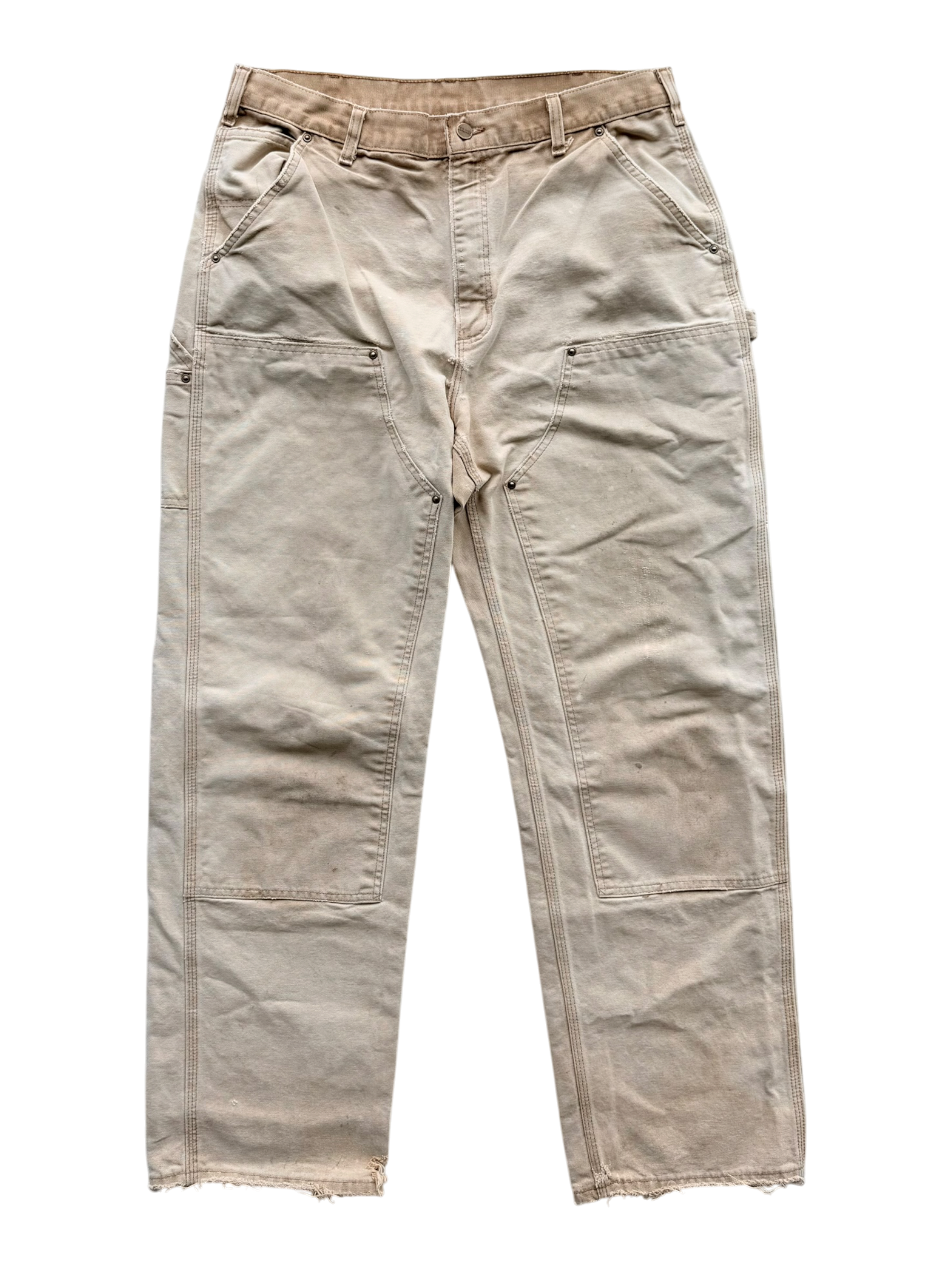 Tan Sun Faded Vintage Carpenter Pants
