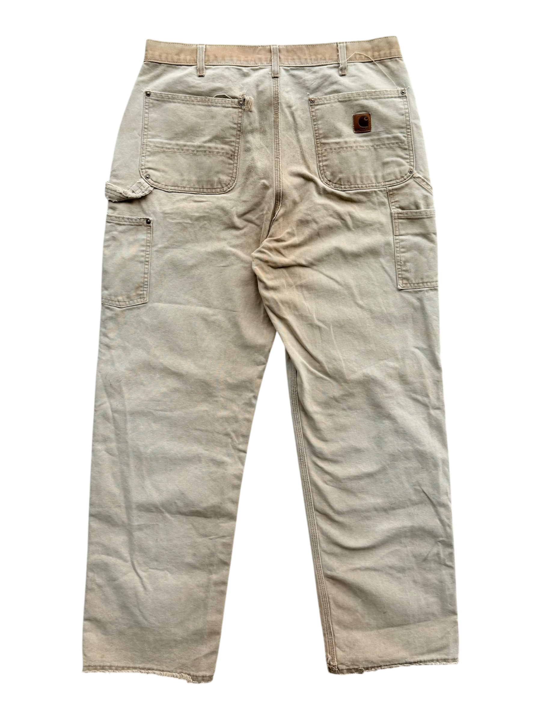 Tan Sun Faded Vintage Carpenter Pants