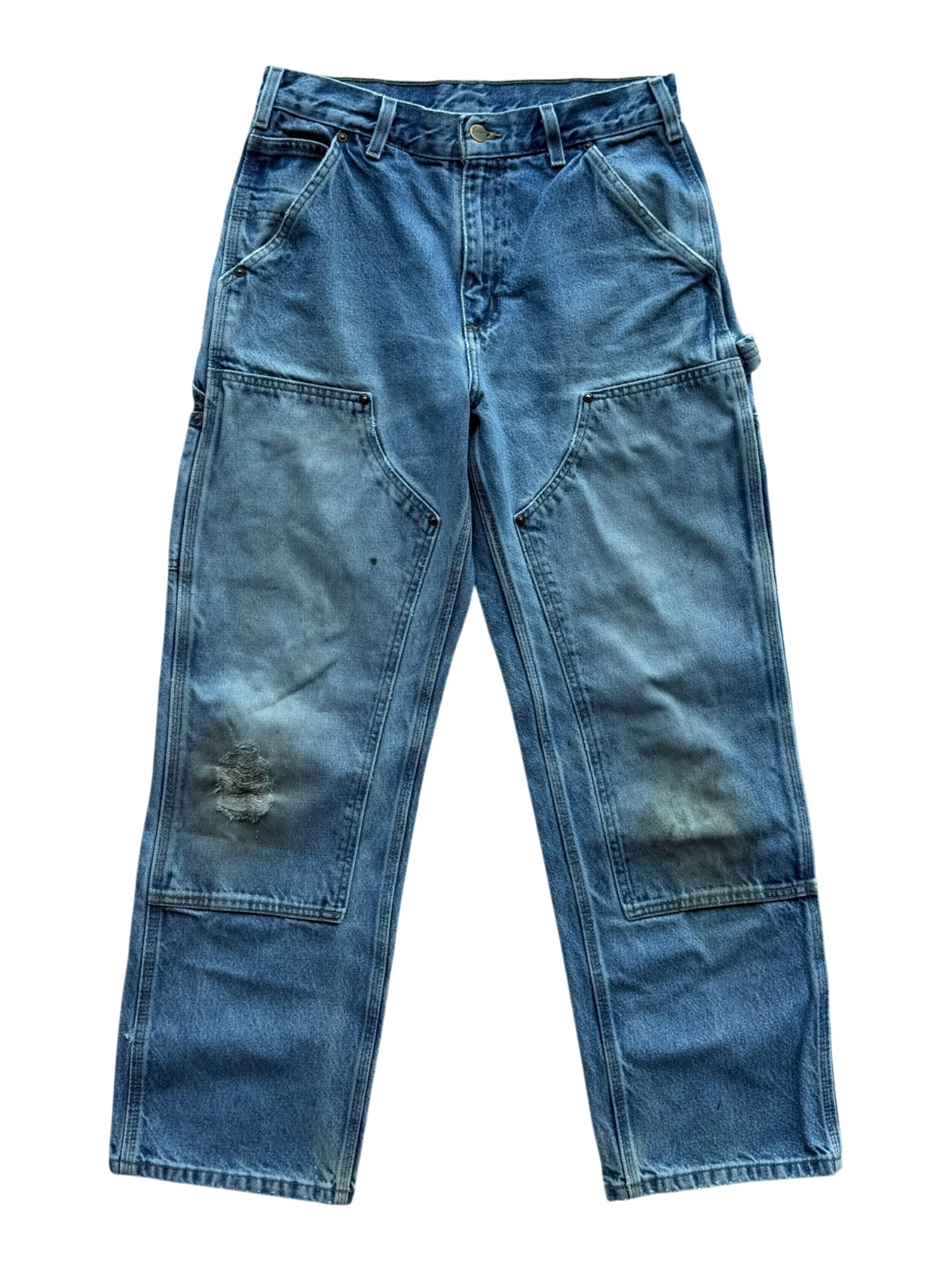 Blue Denim Vintage Carpenter Pants