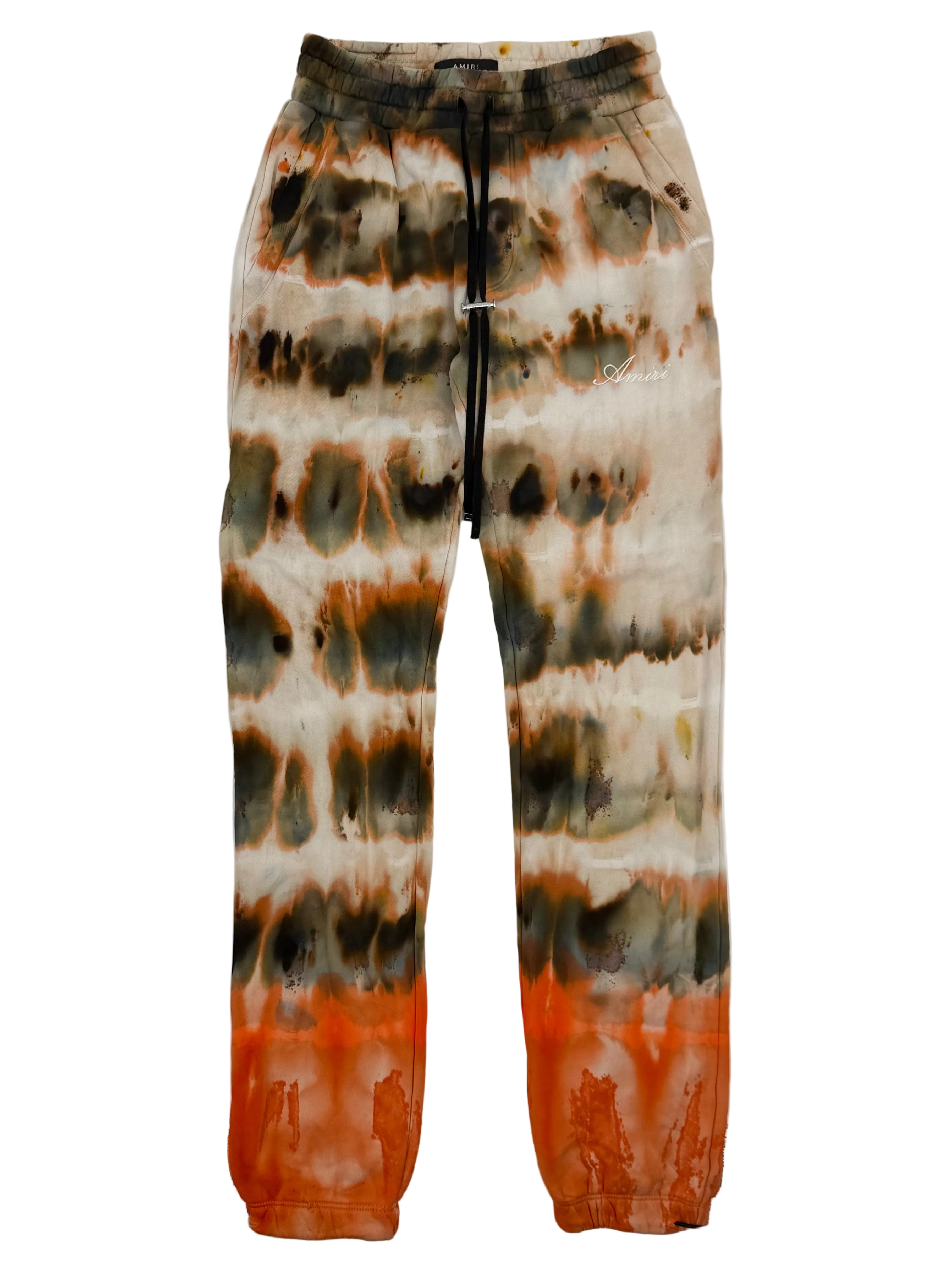 Tie Dye Print Cotton Track Pants