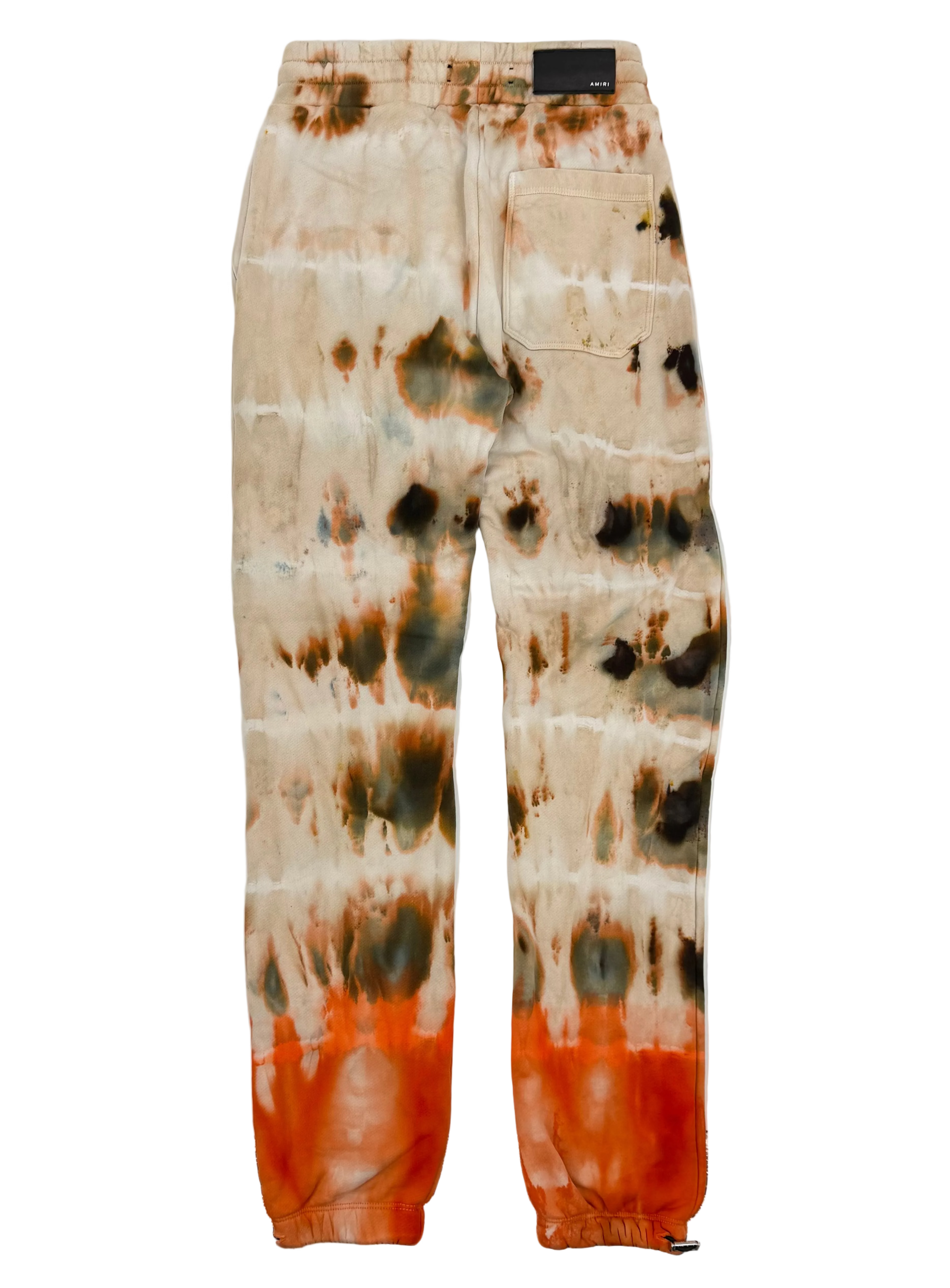 Tie Dye Print Cotton Track Pants