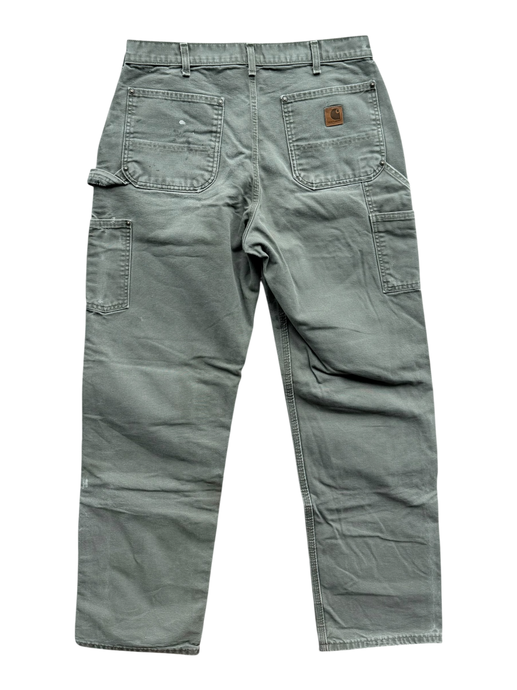 Grey Green Vintage Carpenter Pants
